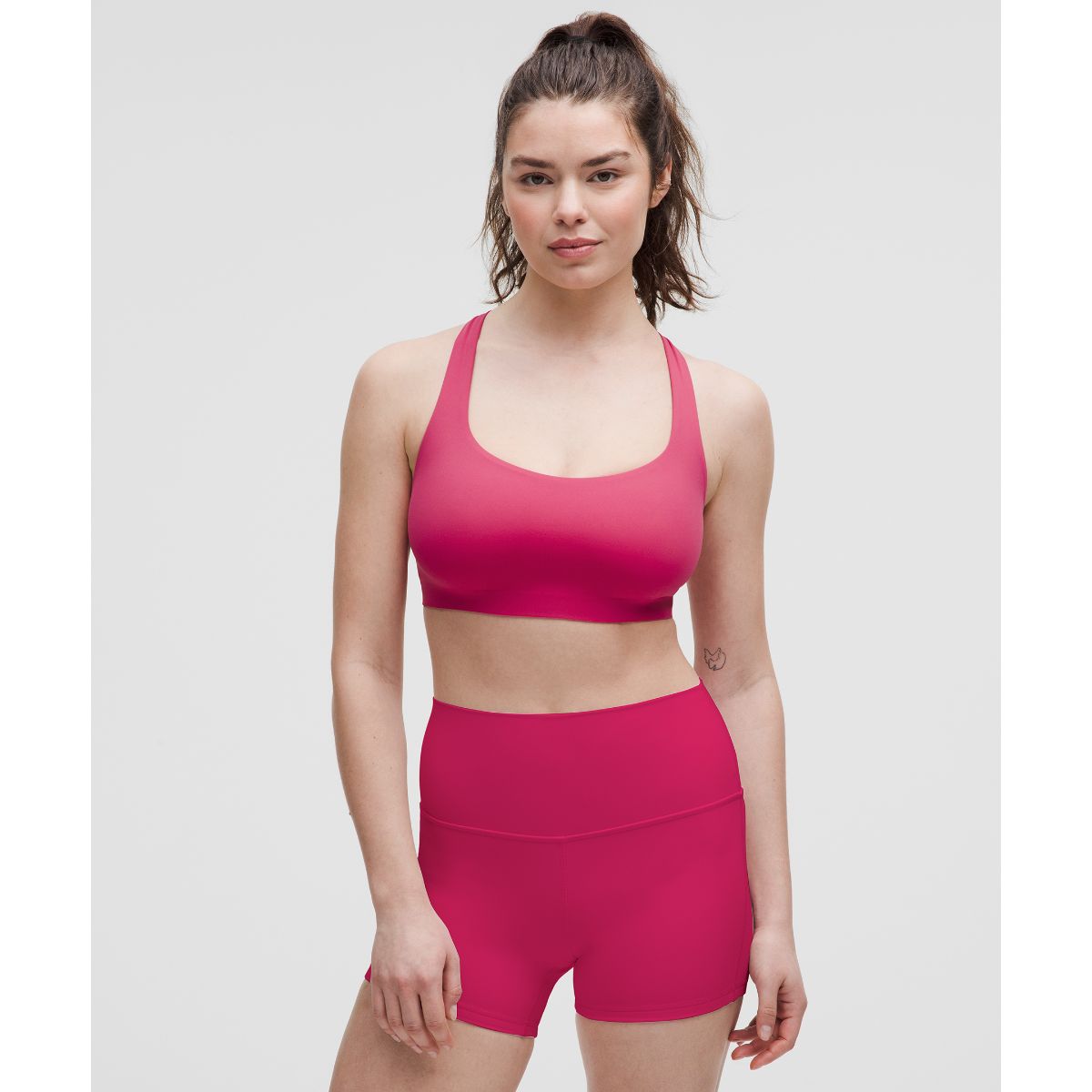 FlexyFlex Strappy Yoga Bra Light Support, D-DDD Cups
