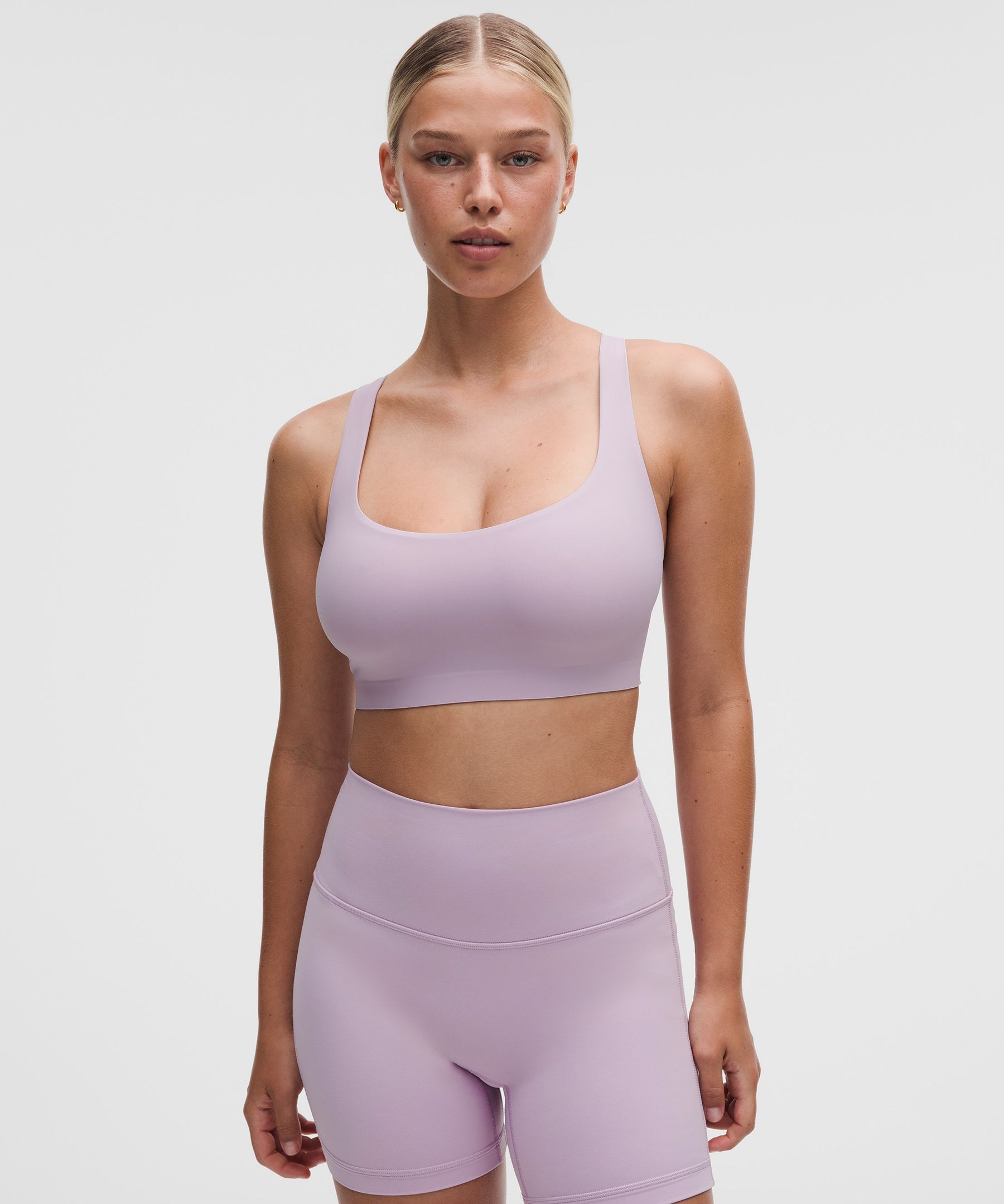 lululemon  FlexyFlex Strappy Yoga Bra Light Support, D-DDD Cups - Size XXS/XS - Purple