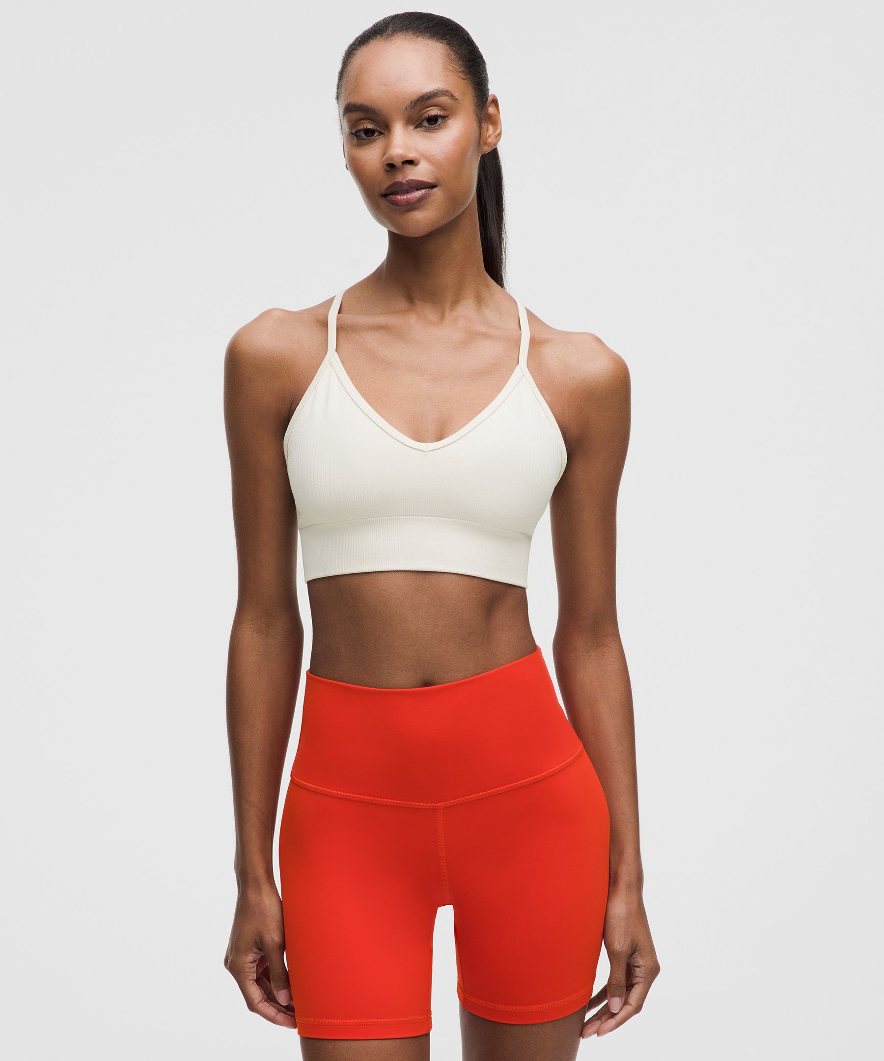 lululemon  Ebb To Street Bra Light Support, B/C Cup - Size 2 - | White