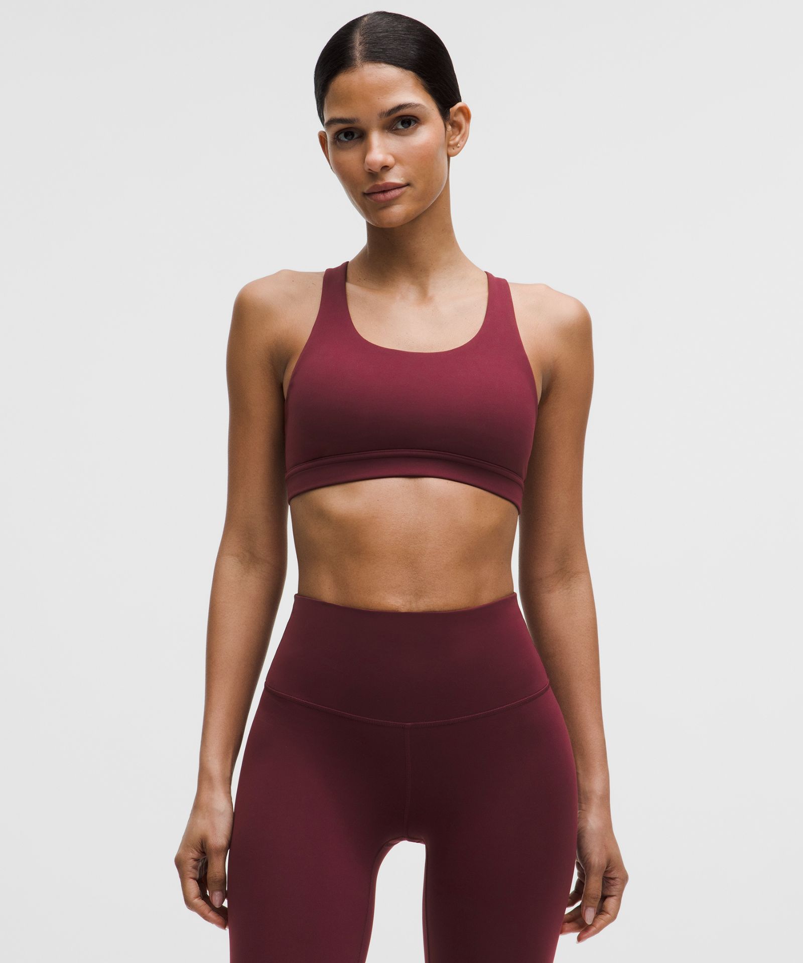 Женское бра Lululemon Wunder Train с сеткой на спине, средняя поддержка — фото 2