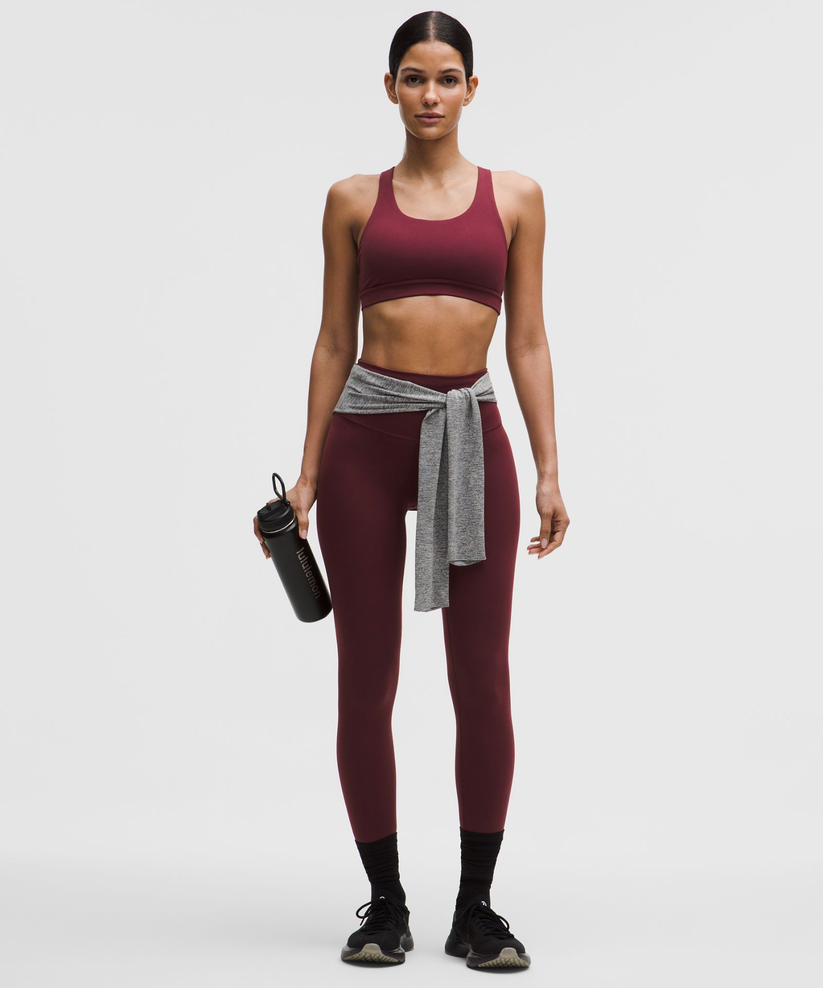 Женское бра Lululemon Wunder Train с сеткой на спине, средняя поддержка — фото 3
