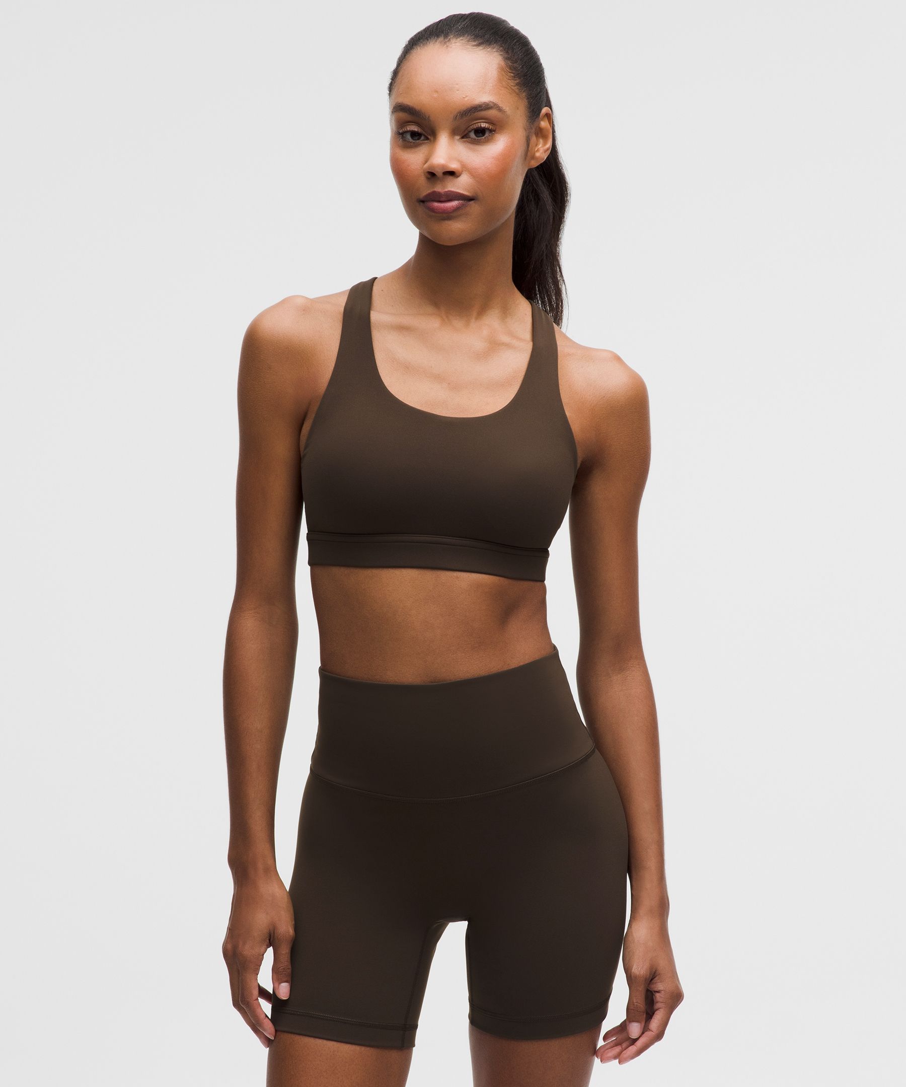 ルルレモン Energy ロングラインブラ *ミディアムサポート、B–Dカップ