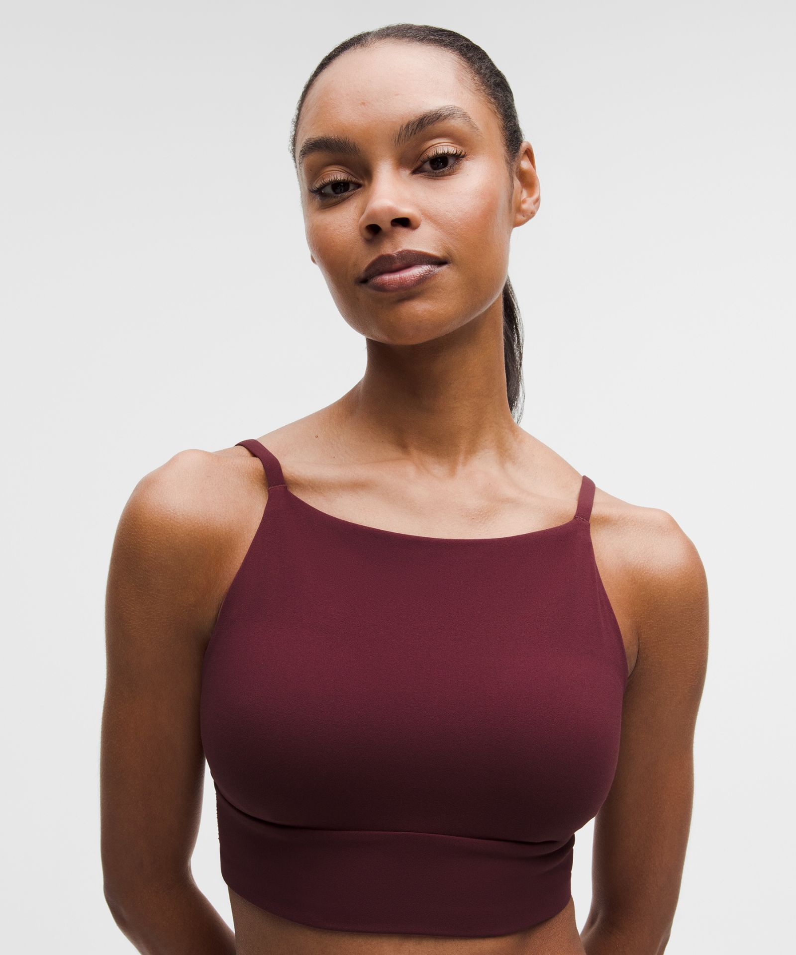 Женское бра Lululemon Focuser с высоким горлом, лёгкой поддержки — фото 4