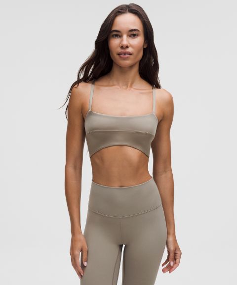 Lululemon Satin Spaghetti-Strap Yoga Bra *Light Support, A/B Cup