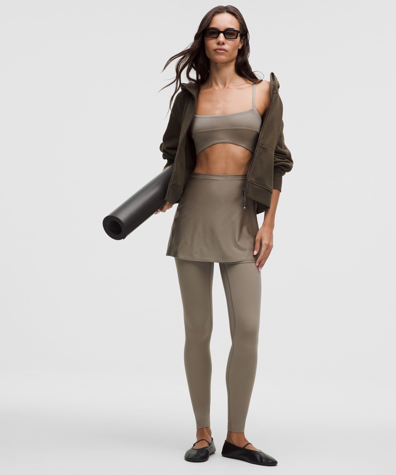Lululemon Satin Spaghetti-Strap Yoga Bra *Light Support, A/B Cup — фото 3