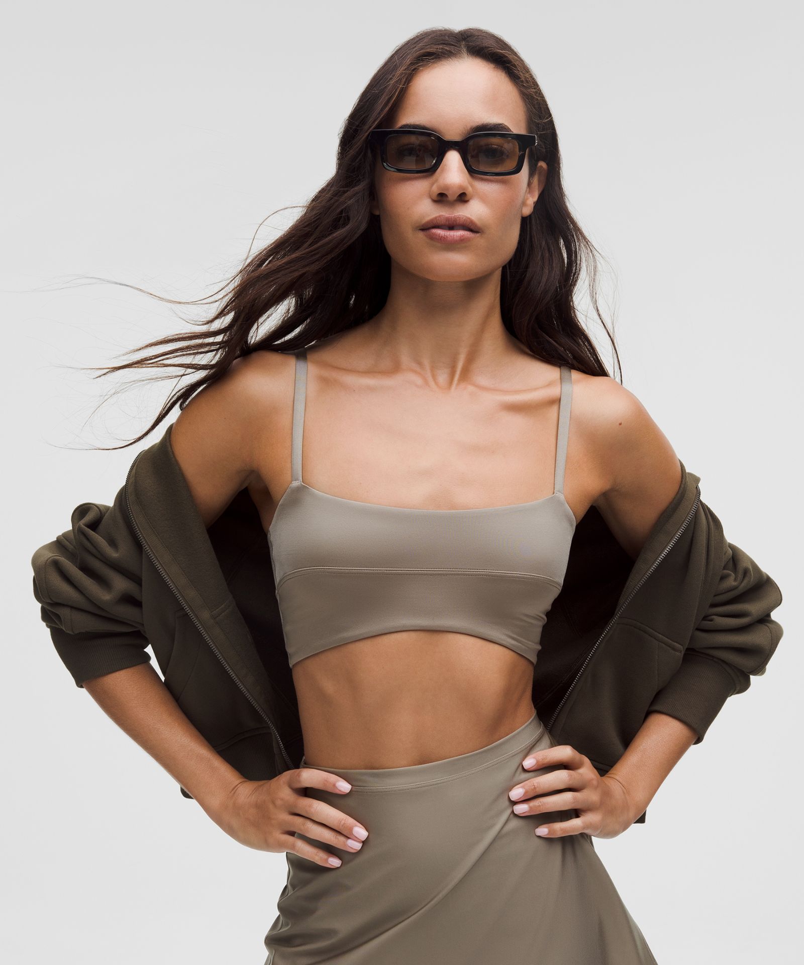 Lululemon Satin Spaghetti-Strap Yoga Bra *Light Support, A/B Cup — фото 6