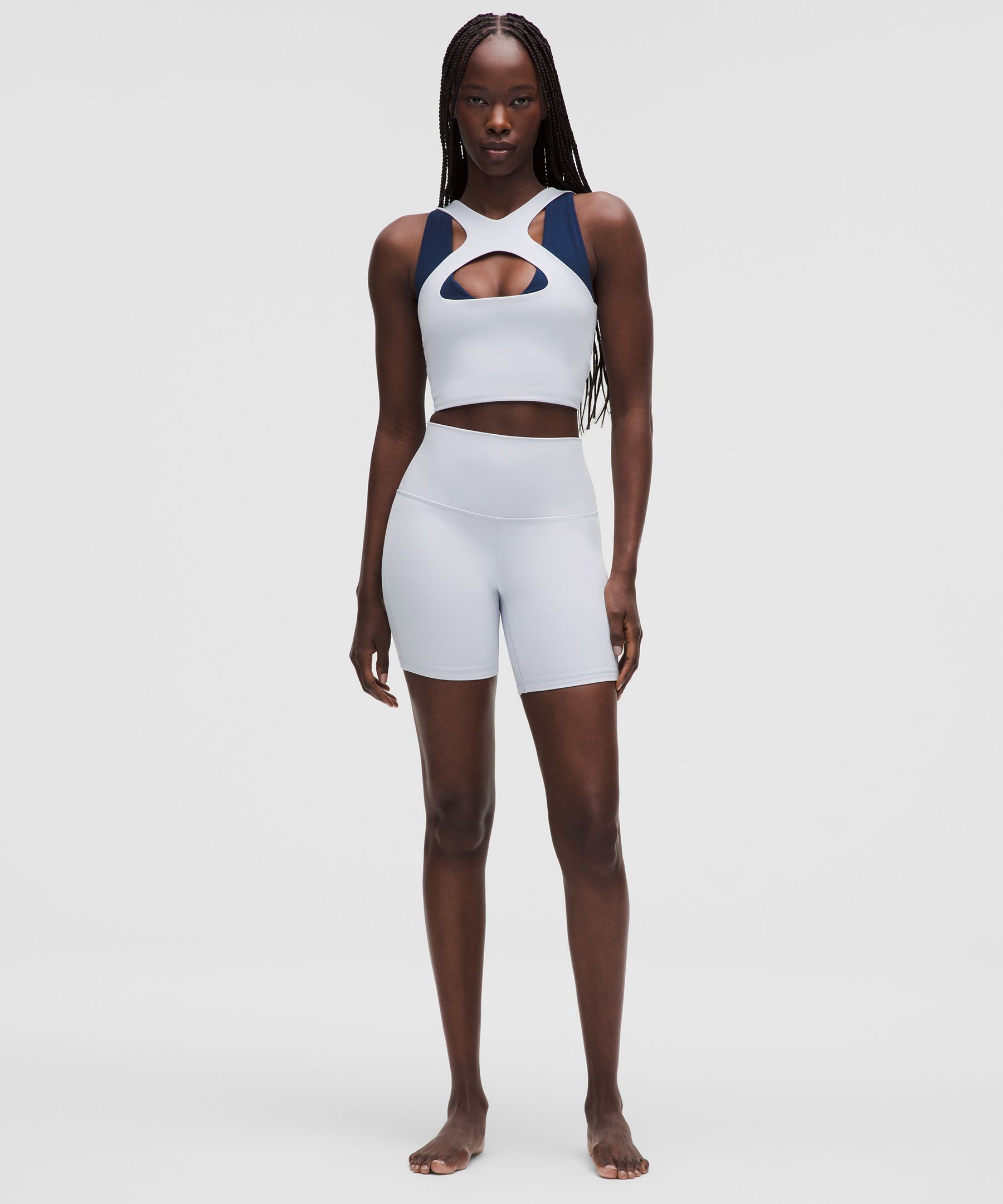 LULULEMON BEND THIS SCOOP AND CROSS BRA LIGHT SUPPORT, A-C CUPS 
