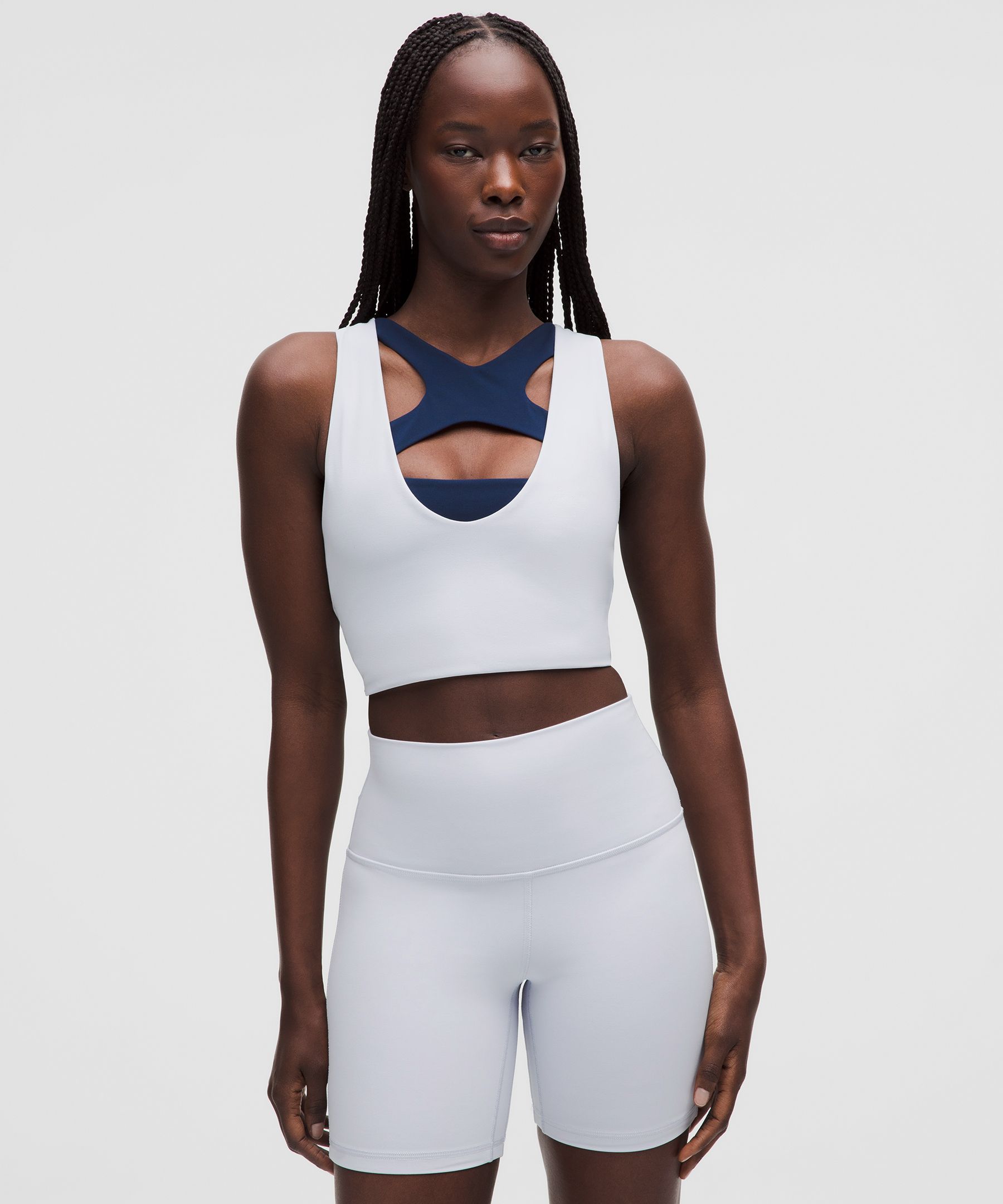 Shop Lululemon Bend This Scoop And Cross Bra Light Support, A-c Cups