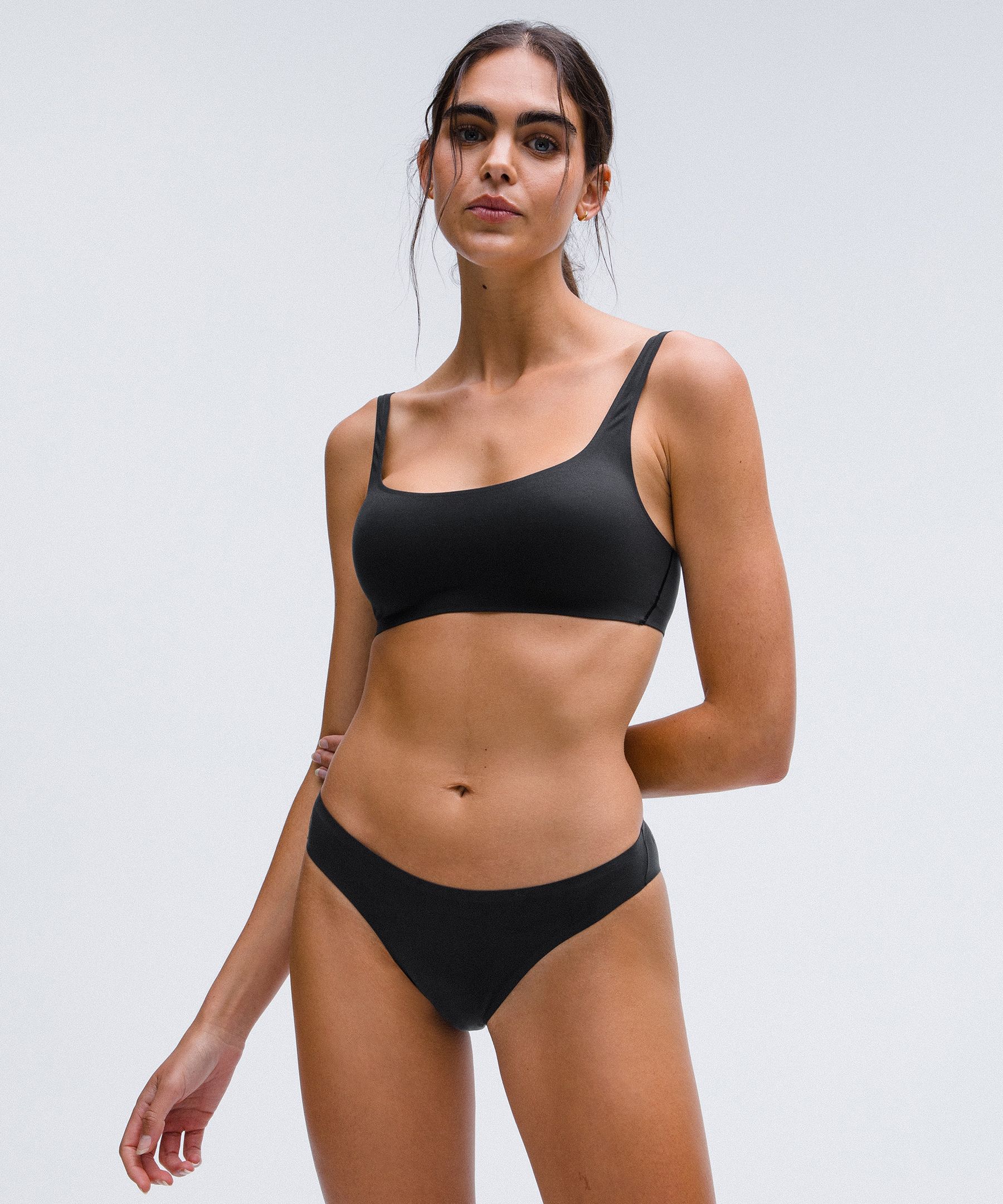 lululemon – Women's Wundermost Ultra-Soft Nulu Scoop-Neck Bralette A-D Cups – Color Black – Size 18