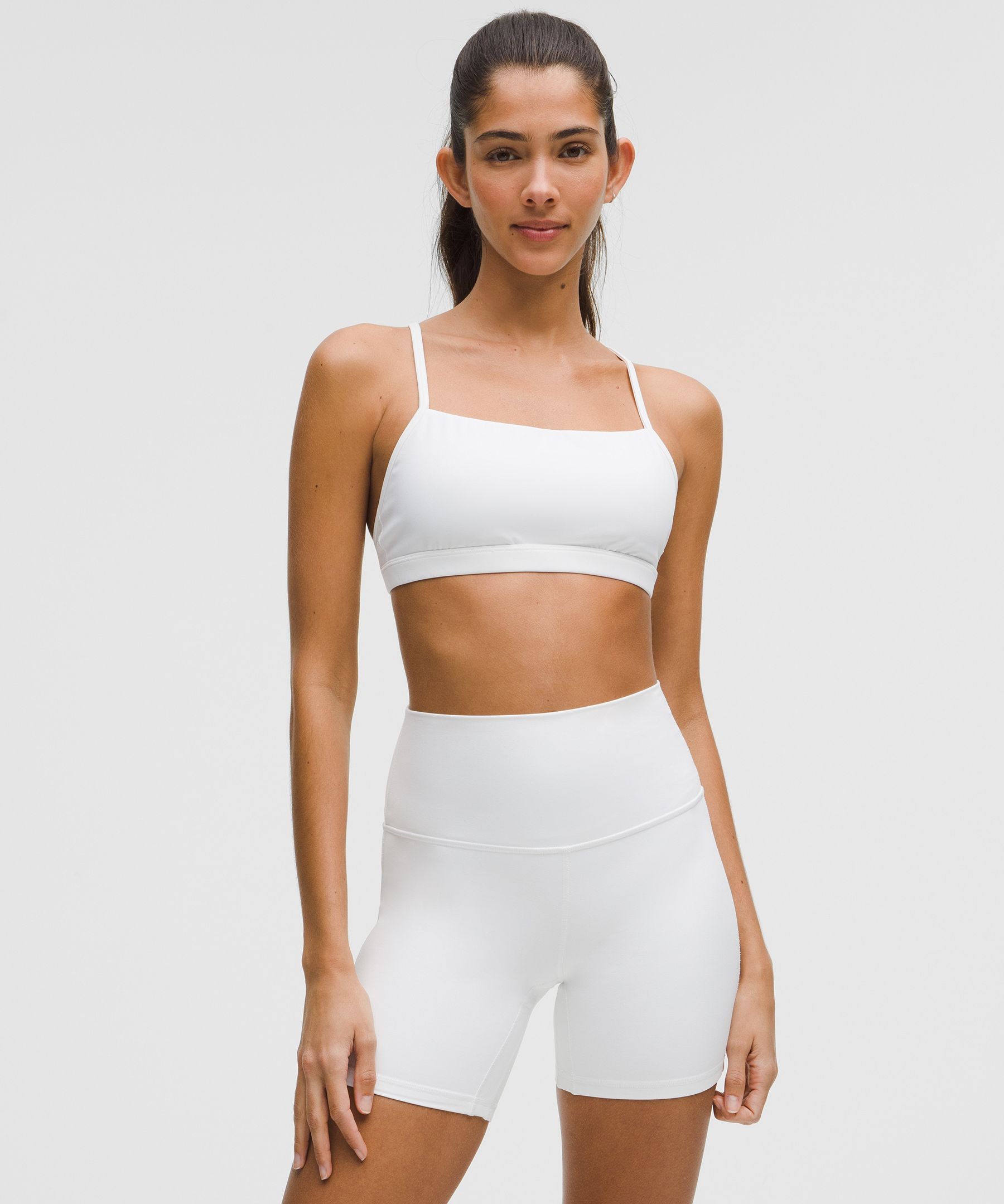 Shop Lululemon Smoothcover Spaghetti-strap Bra Light Support, B/c Cup