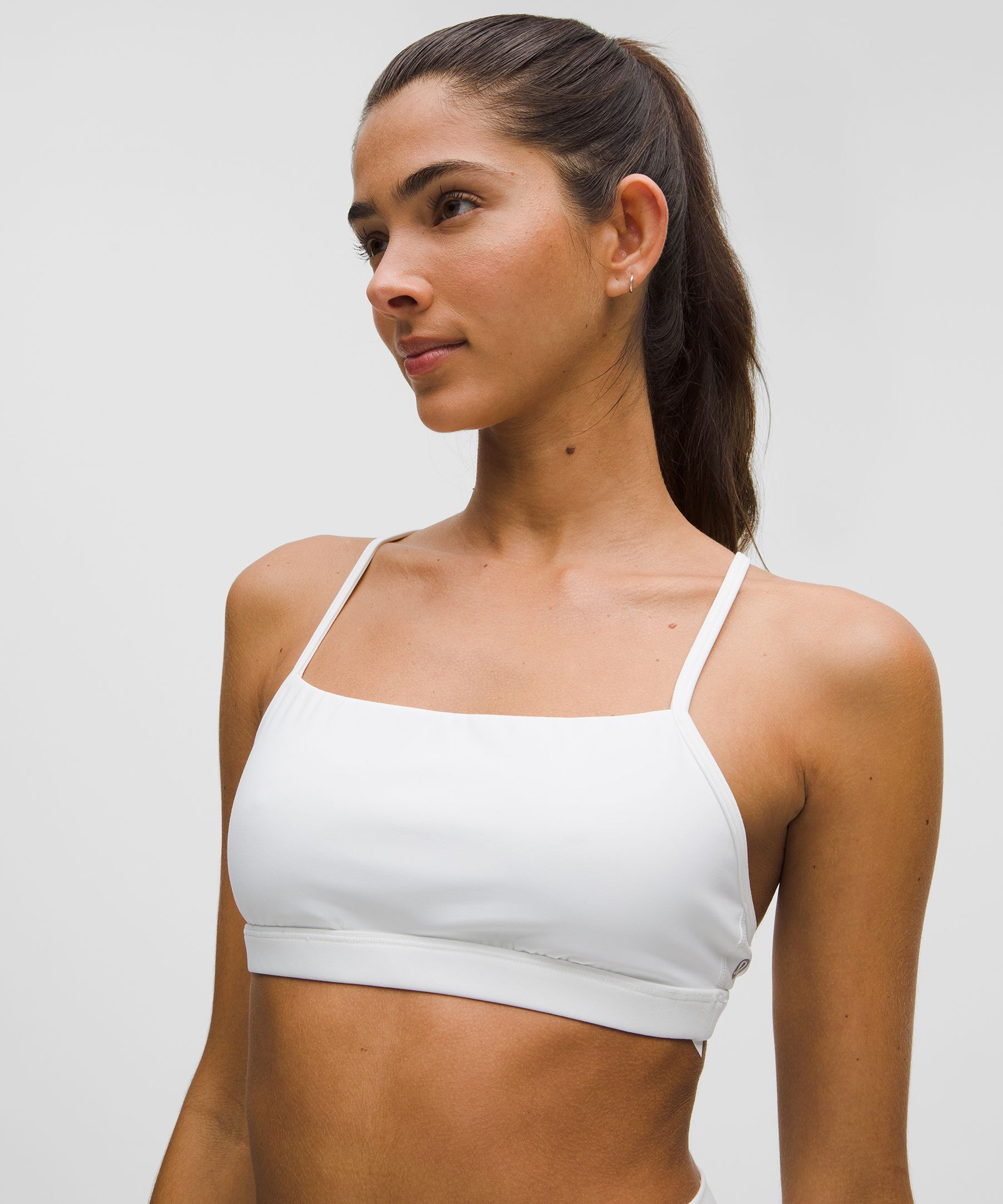 Shop Lululemon Smoothcover Spaghetti-strap Bra Light Support, B/c Cup