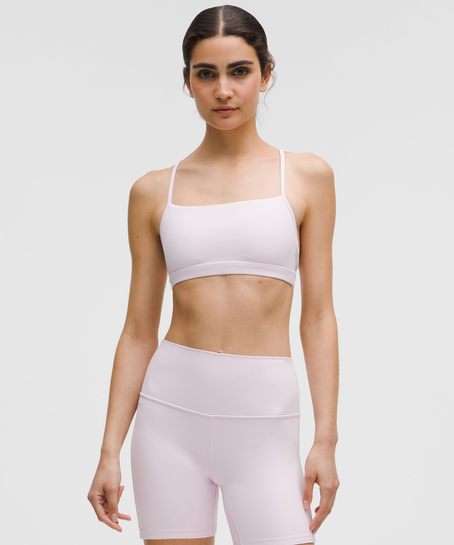 Shop Lululemon Smoothcover Spaghetti-strap Bra Light Support, B/c Cup