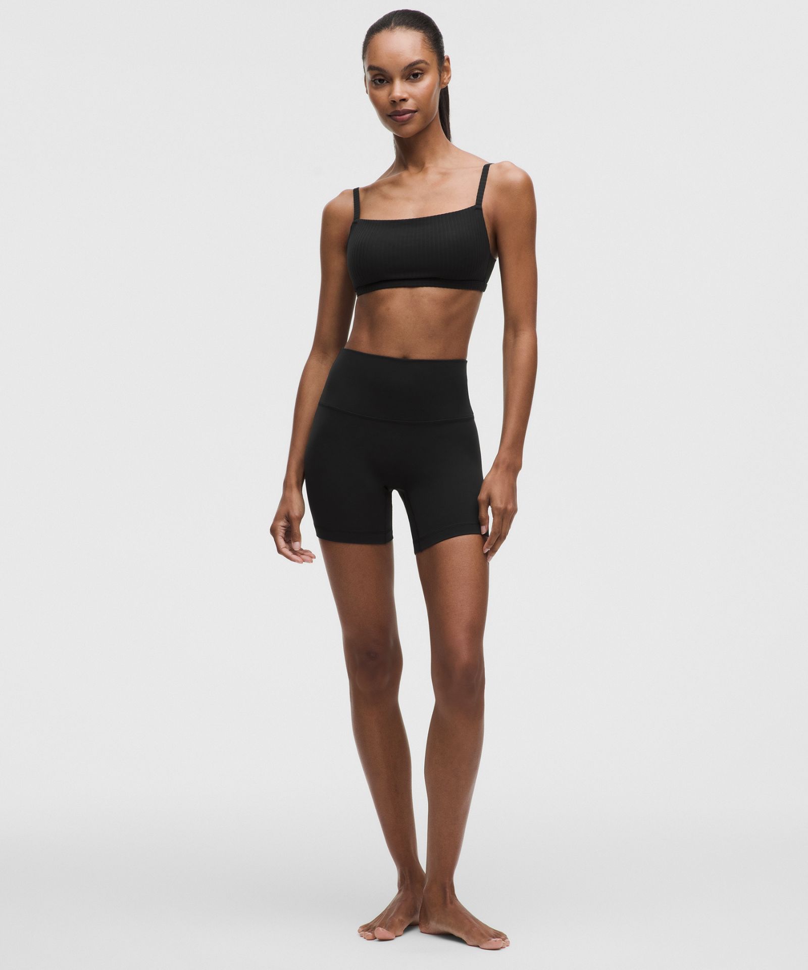 Женский бра Lululemon Ribbed Cami-Strap лёгкая поддержка — фото 3