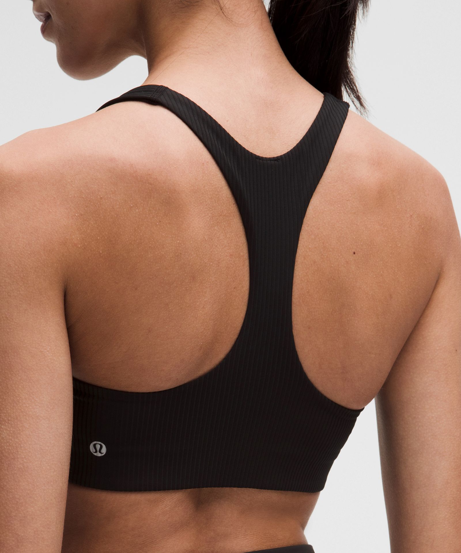 Женский спортивный бра Lululemon All-Time Hero в рубчик — фото 5