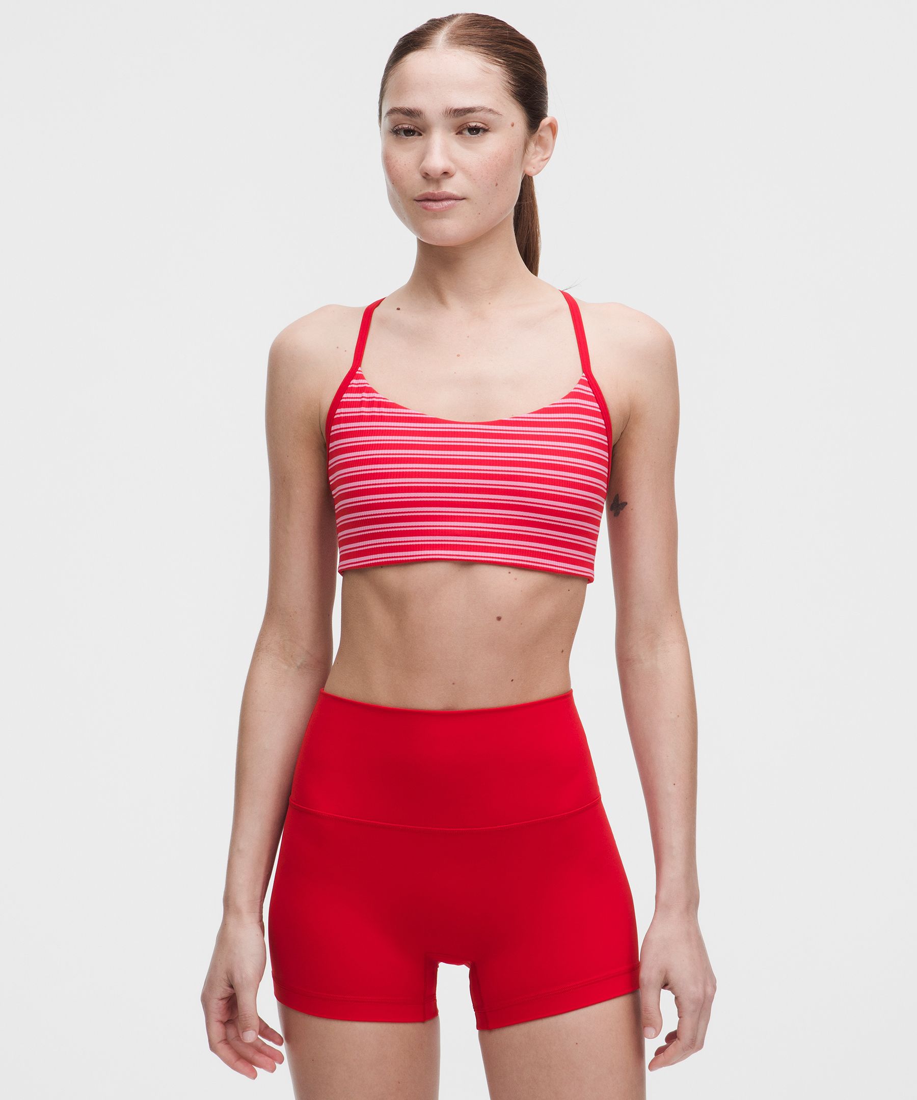 Flow Y Bra Light Support, A/B Cup *Stripe