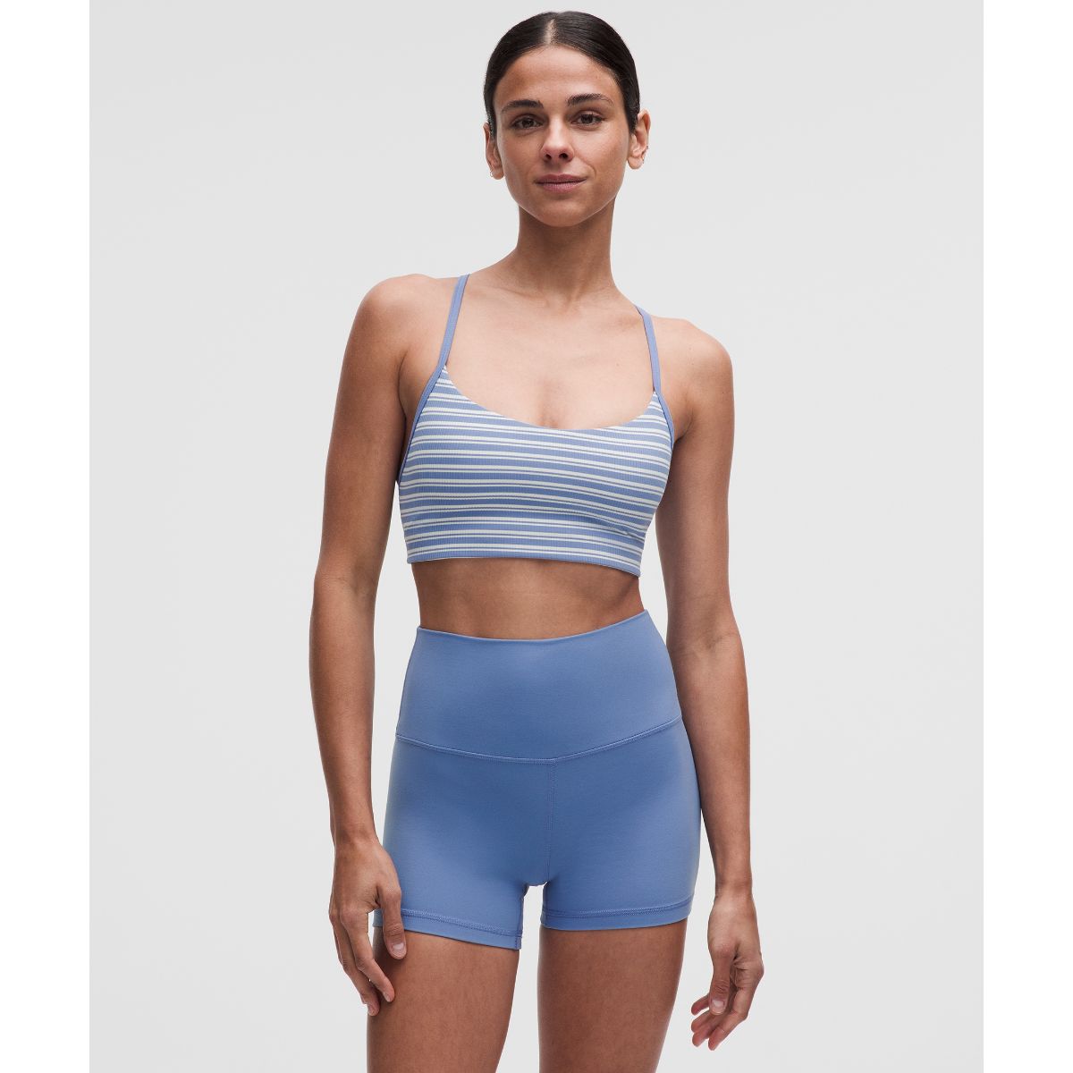 Flow Y Bra Light Support, A/B Cup Stripe