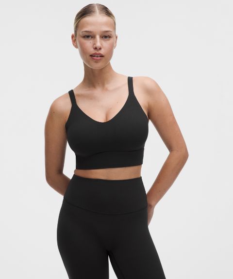 Бра Focuser, круглый вырез, лёгкая поддержка — Lululemon