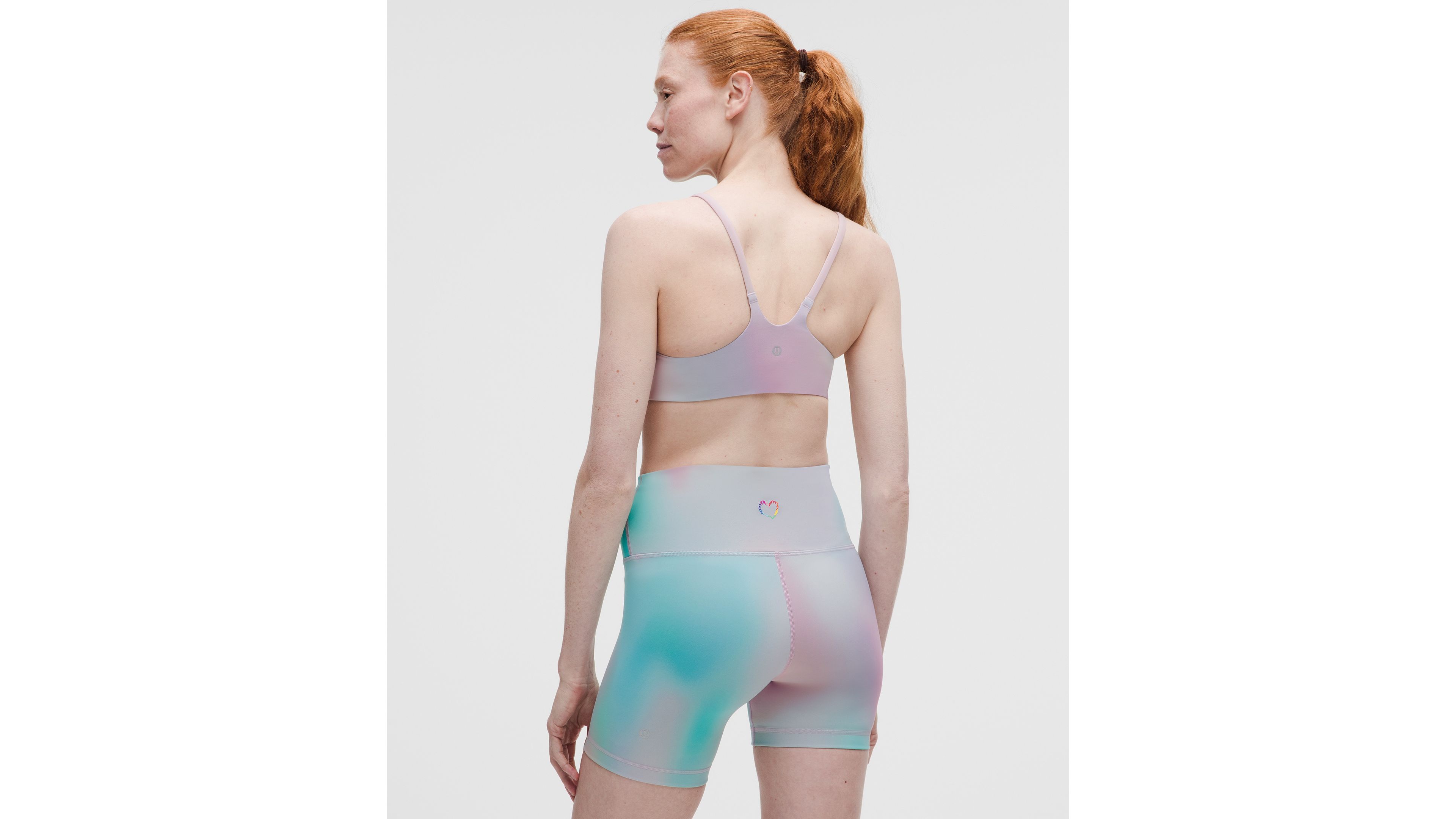 Wunder Train Strappy Racer Bra, Light Support, A/B Cup *Pride