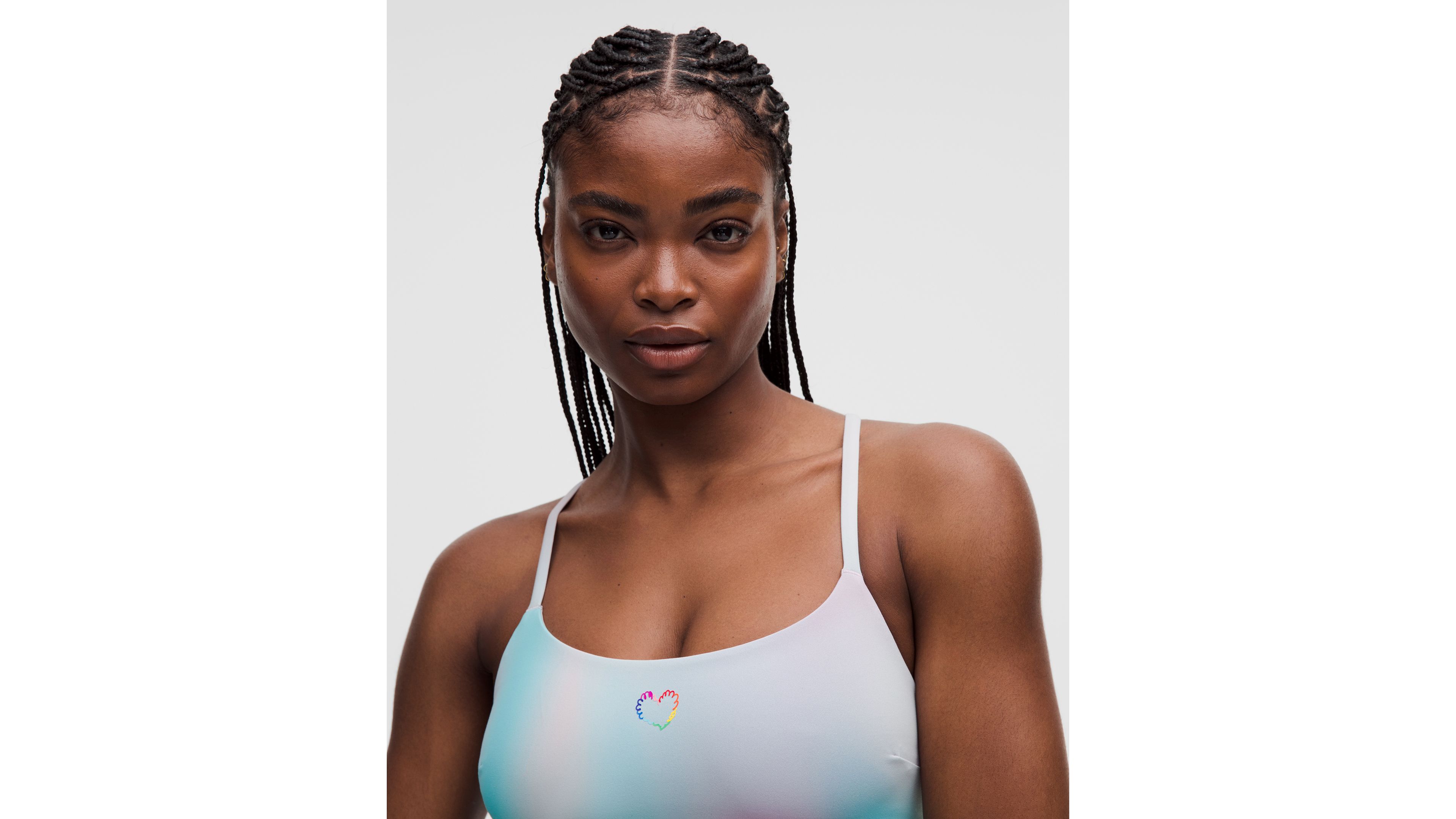 Wunder Train Strappy Racer Bra, Light Support, C/D Cup *Pride