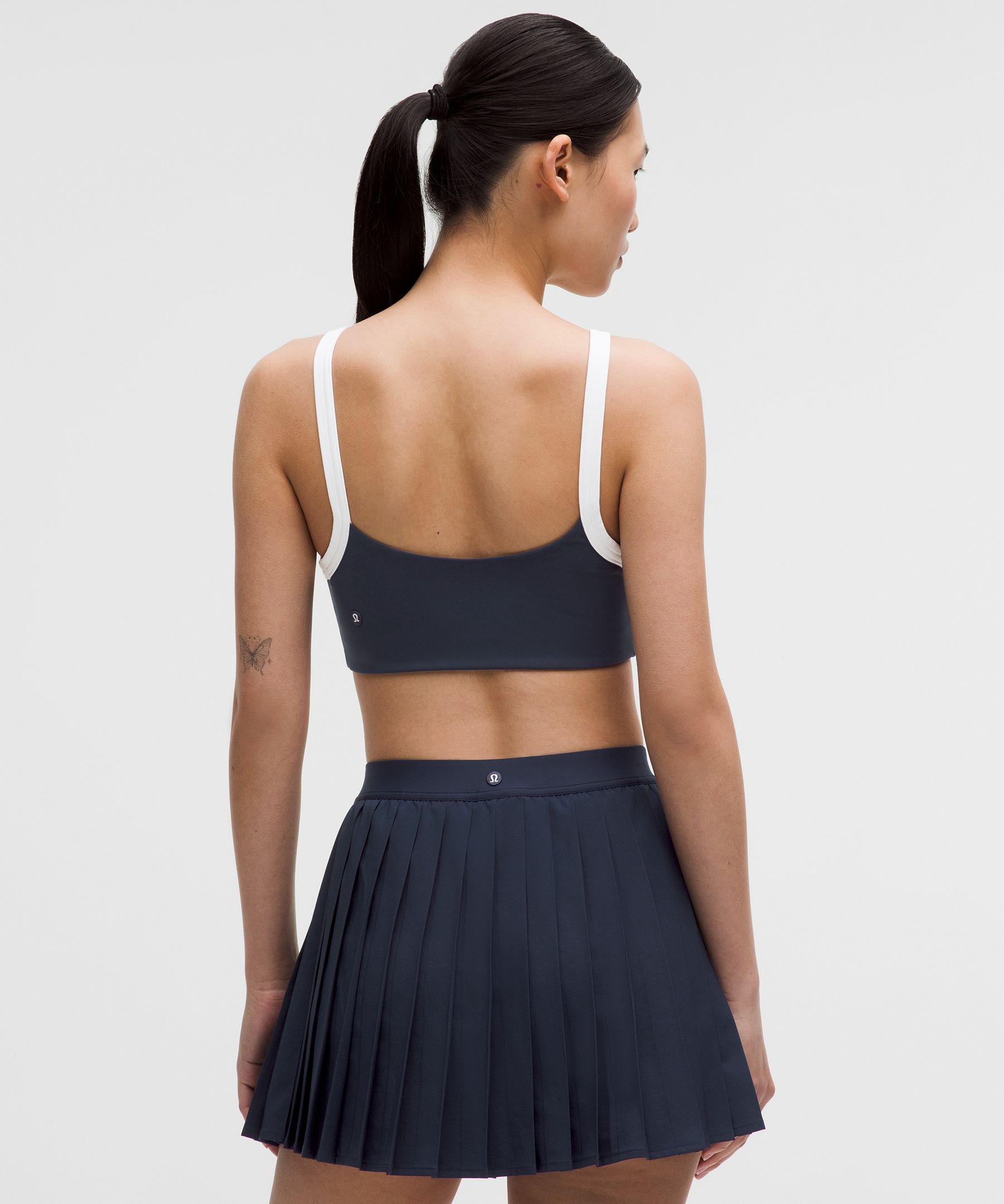 Straight-Strap Sports Bra Light Support, B/C Cup *Tennis Deuce