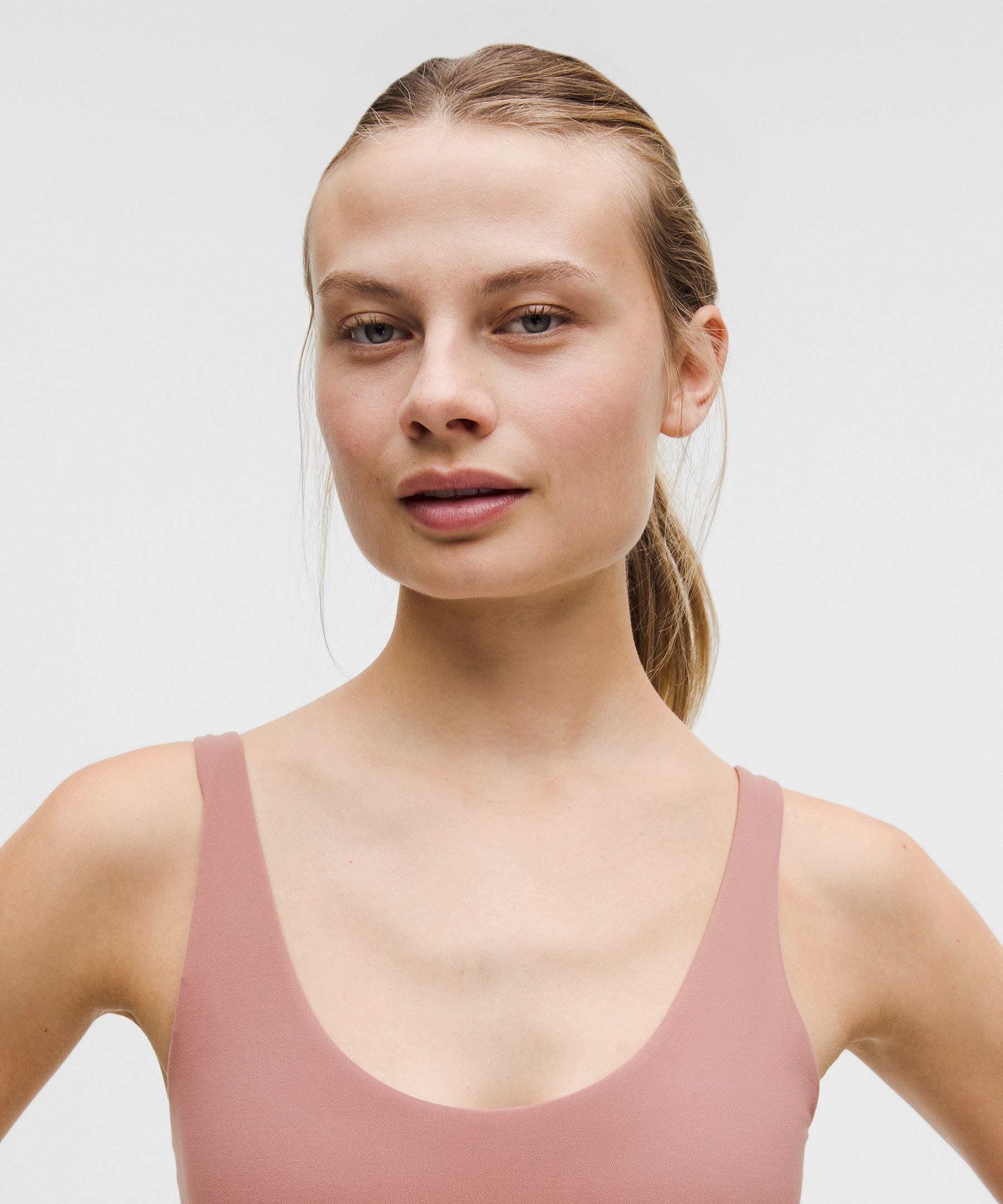 Nulu Twist-Front Scoop-Neck Bra