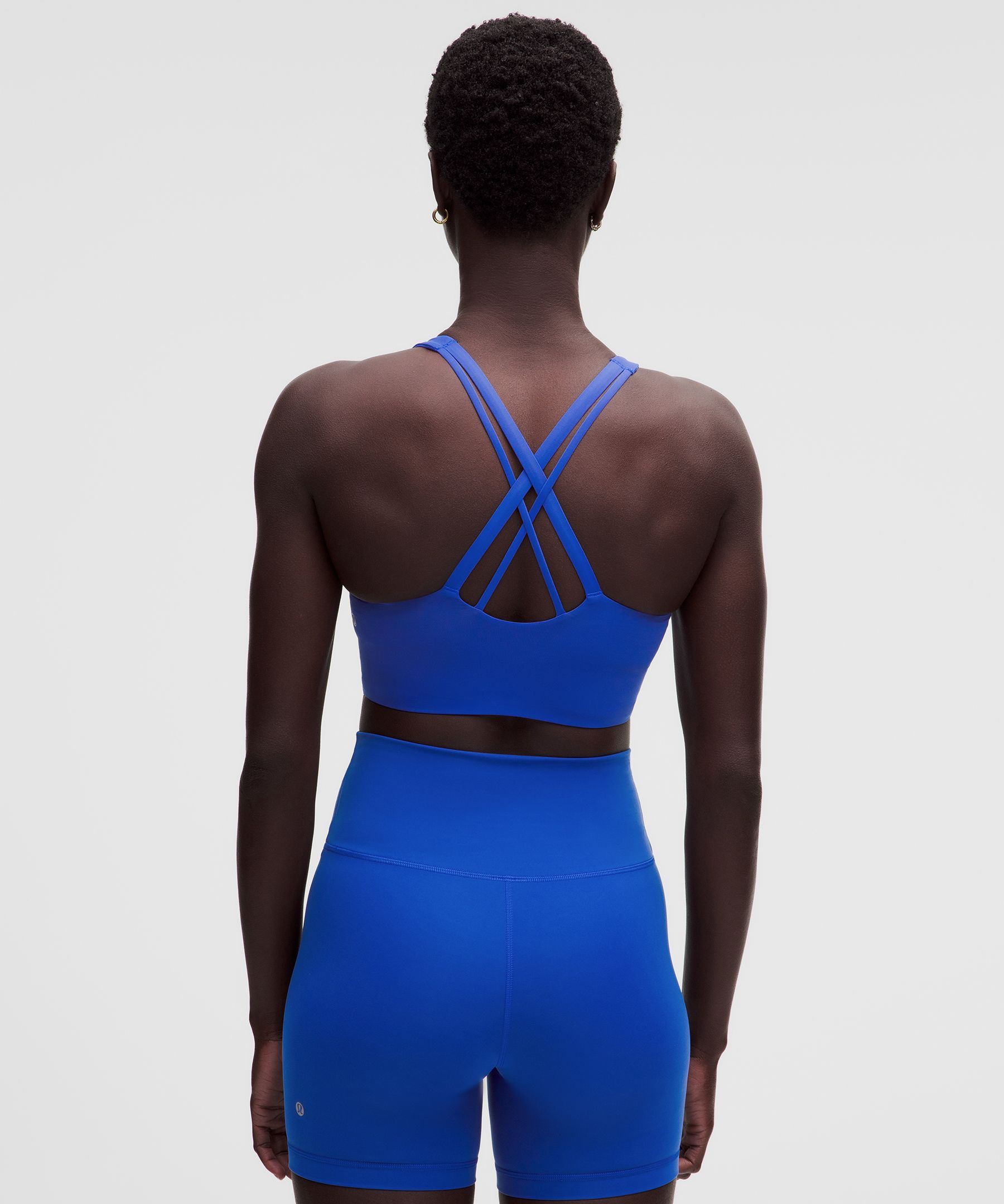 Brassi&egrave;re lululemon Energy longue &agrave; encolure haute Maintien moyen, bonnets&nbsp;B-D Evolve *Logo