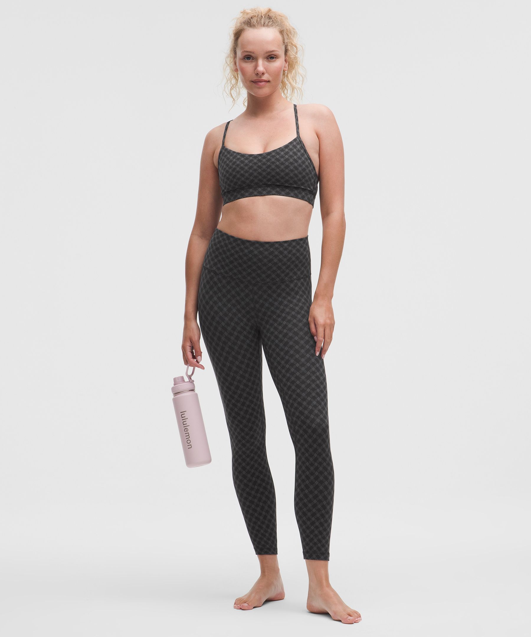 Lululemon Flow Y Bra Nulu Light Support, A–c Cups In Black