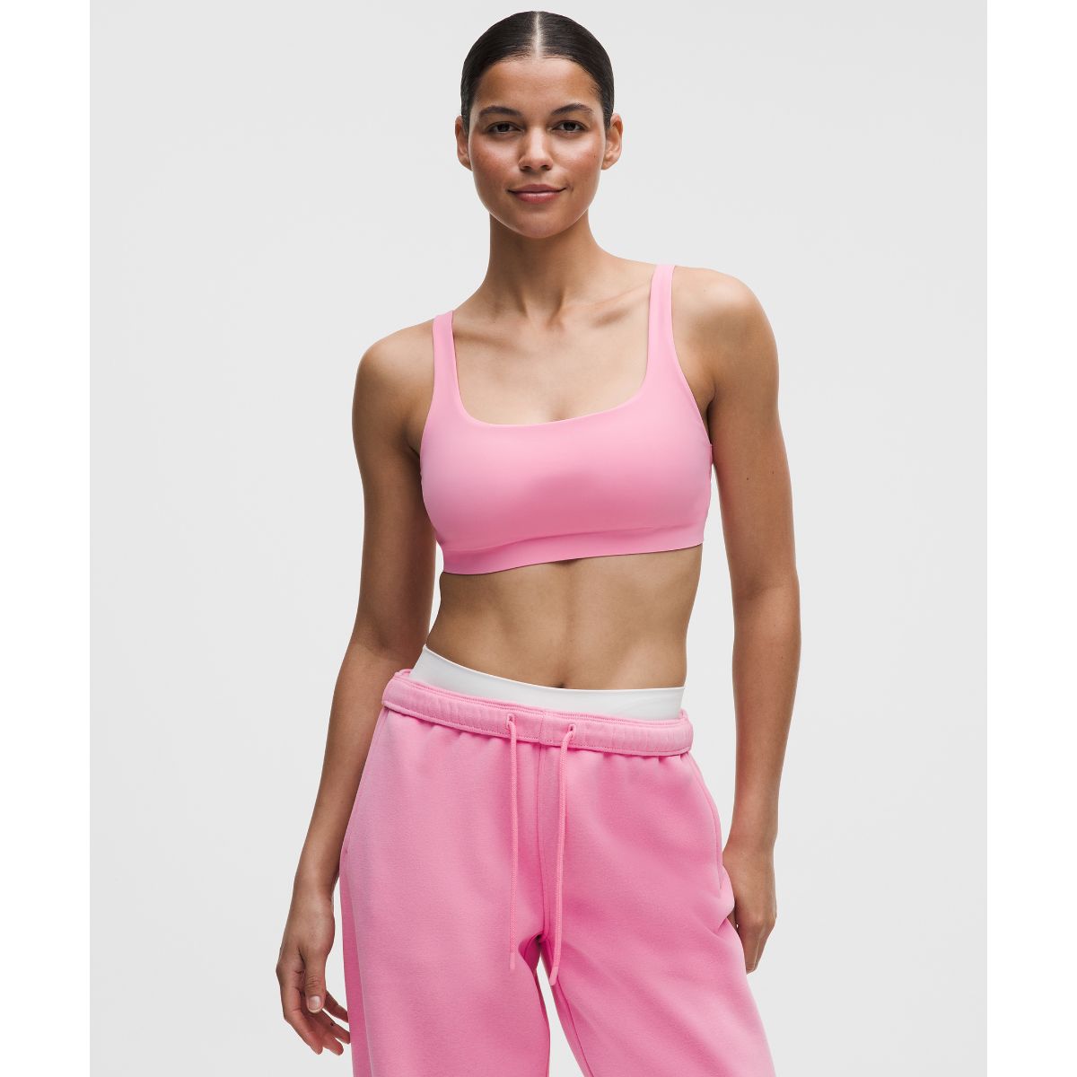 FlexyFlex Squareneck Yoga Bra Light Support, A-C Cups