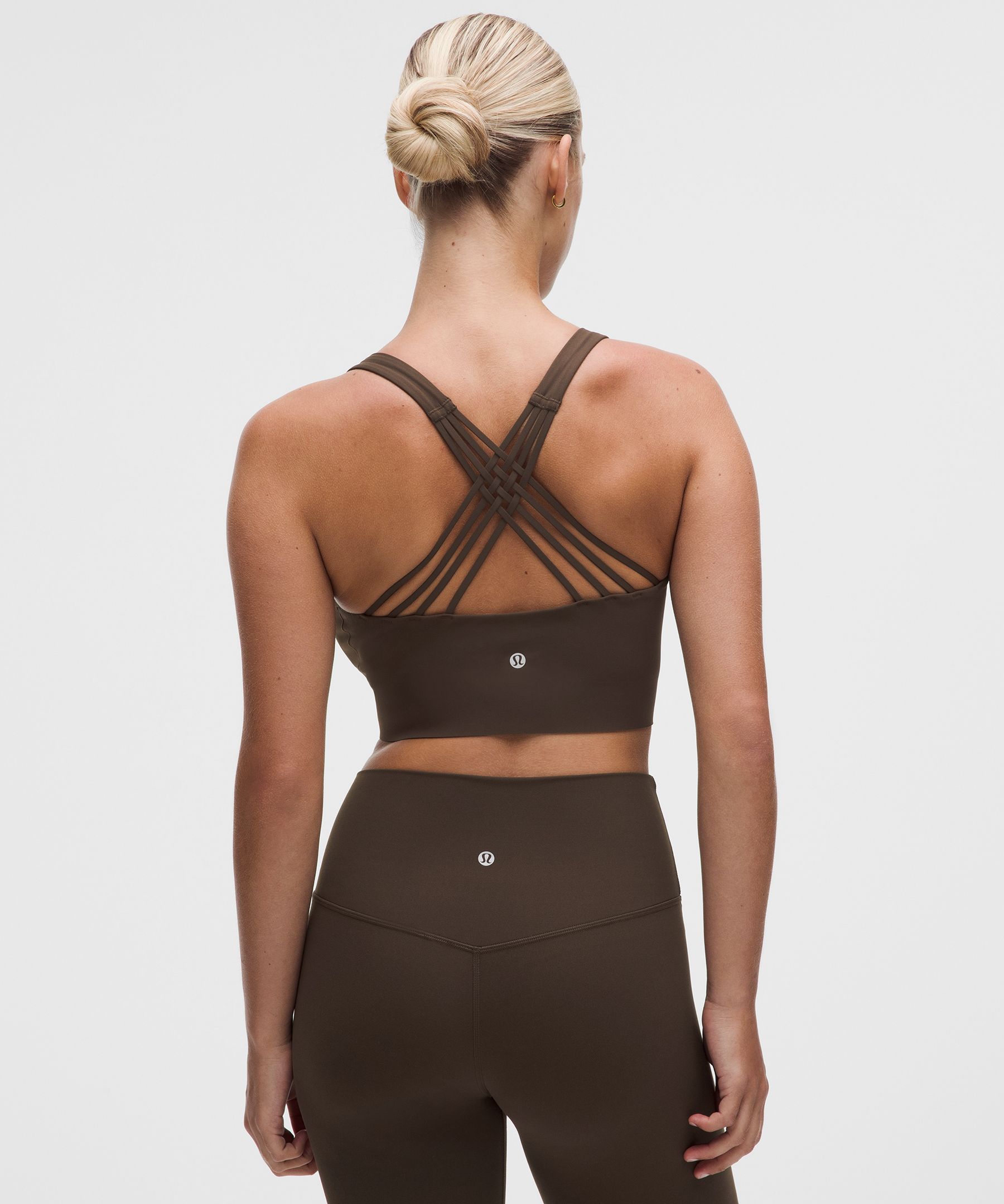 FlexyFlex Strappy Longline Yoga Bra