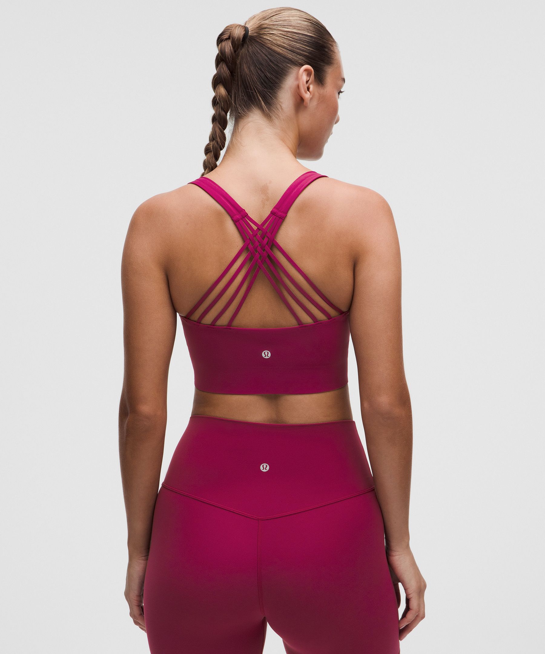 Soutien-gorge long de yoga à multiples bretelles en FlexyFlex