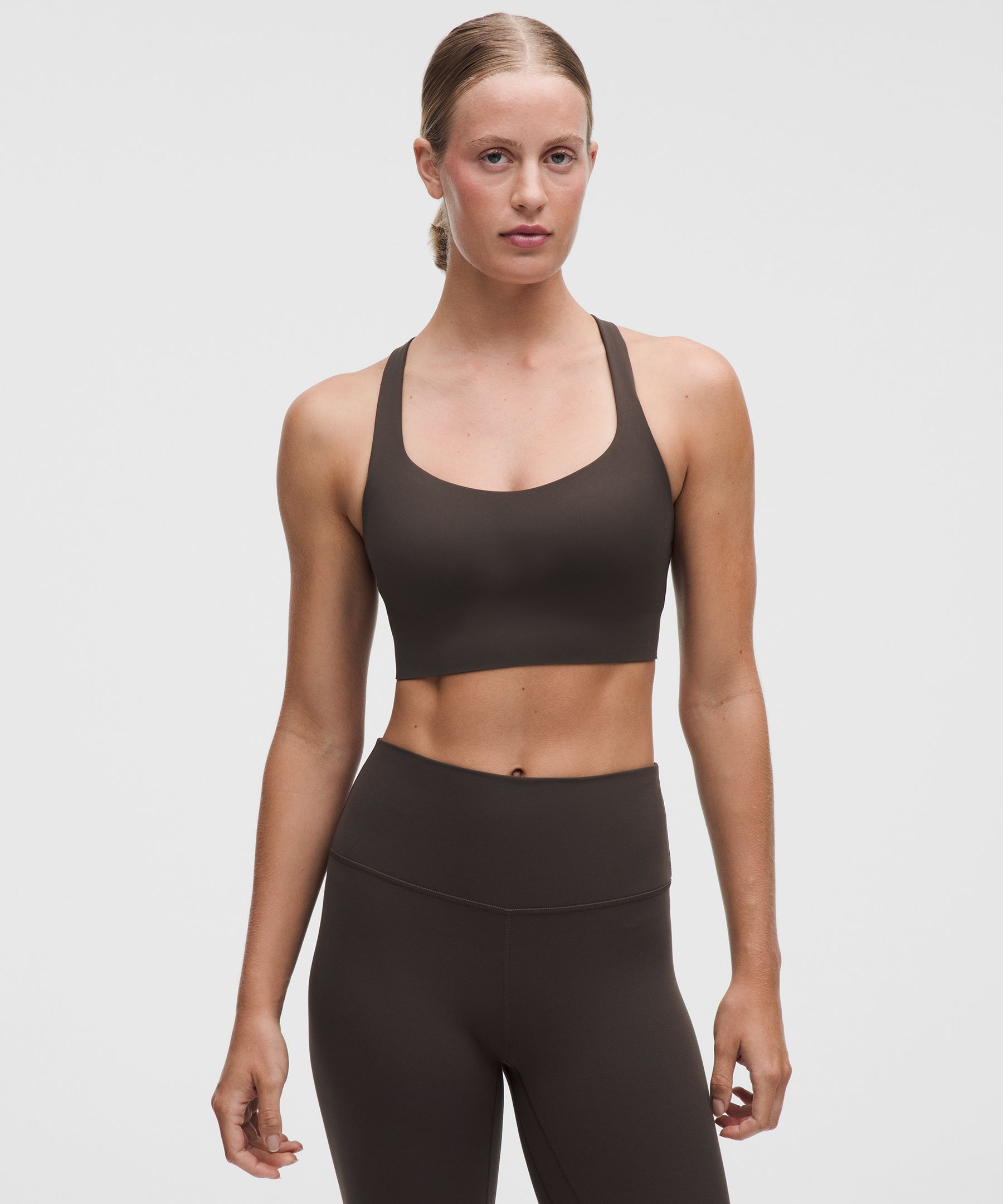 Soutien-gorge long de yoga à multiples bretelles en FlexyFlex