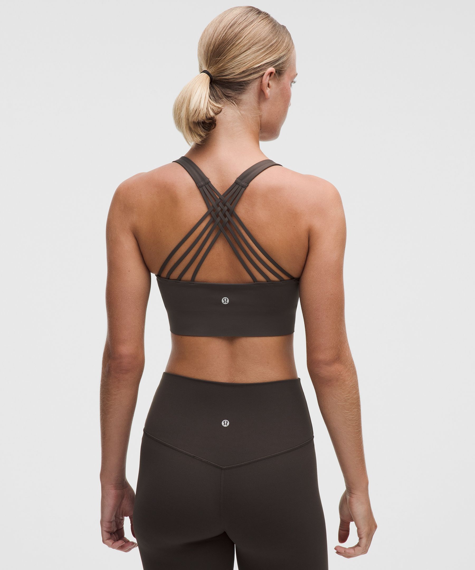 Soutien-gorge long de yoga à multiples bretelles en FlexyFlex