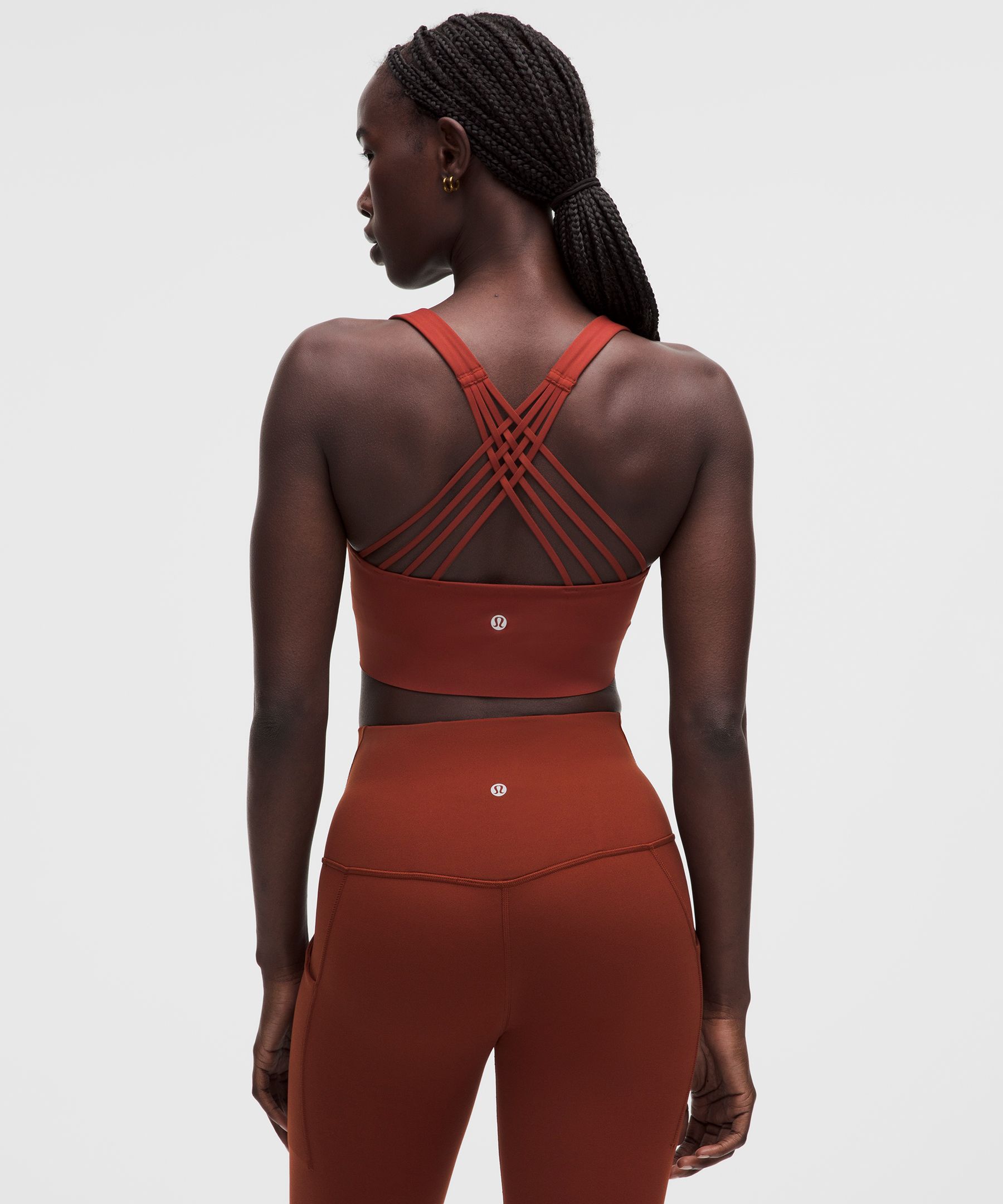 FlexyFlex Strappy Longline Yoga Bra *Light Support, A–C Cups
