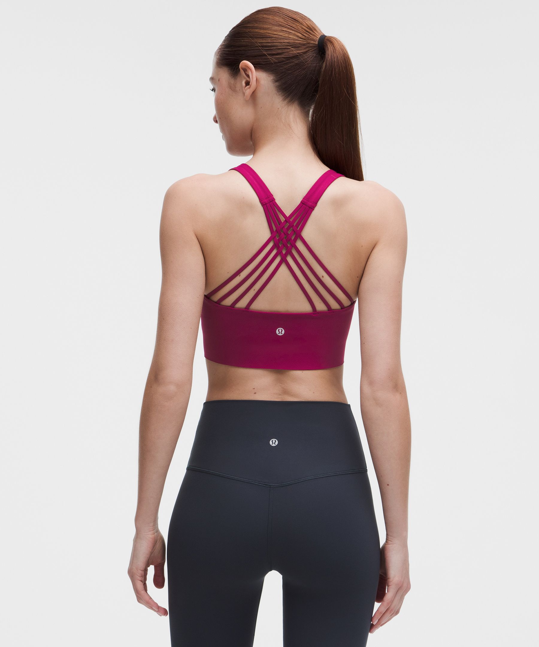 FlexyFlex Strappy Longline Yoga Bra
