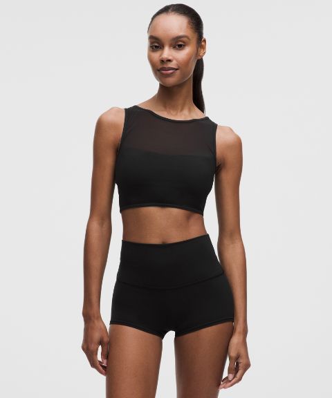 Женское бра Lululemon Bend This с V-вырезом, лёгкая поддержка