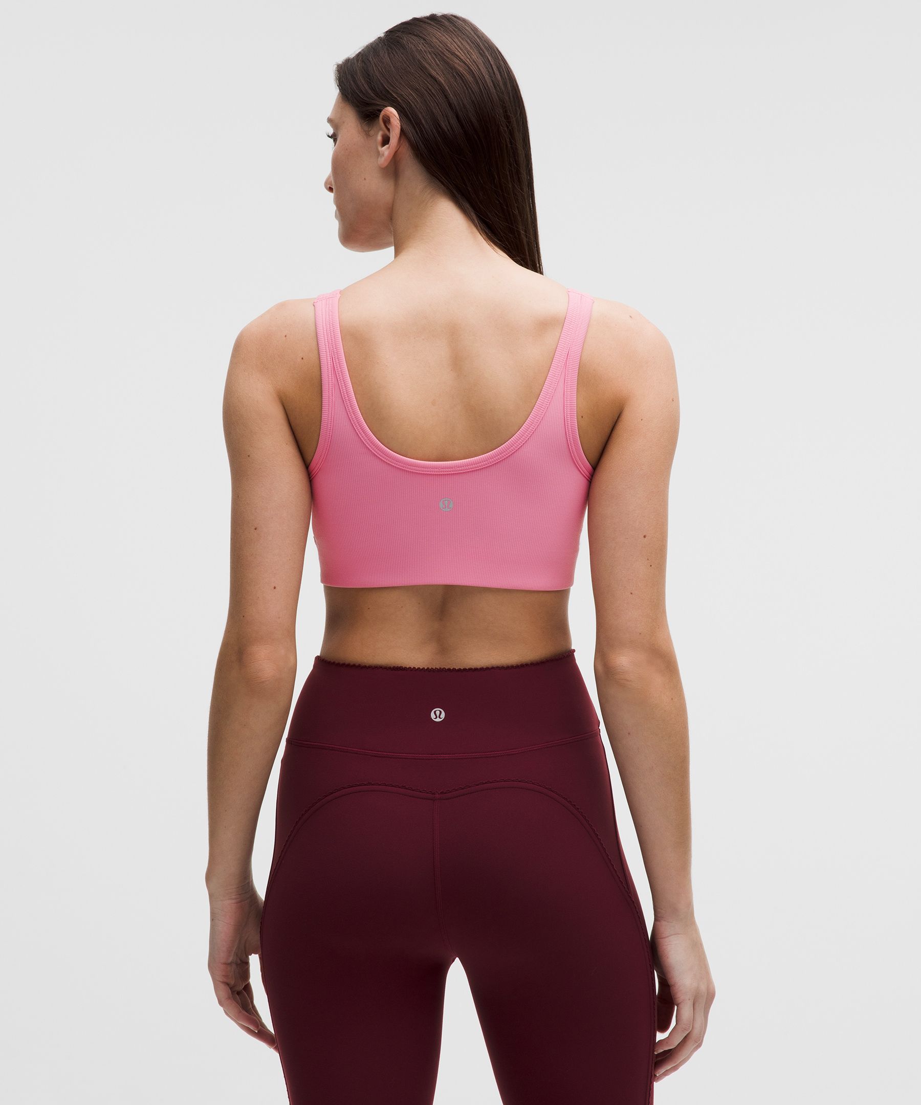 Nulu Ribbed Scoop-Neck Bra Light Support, B/C Cup *Heart