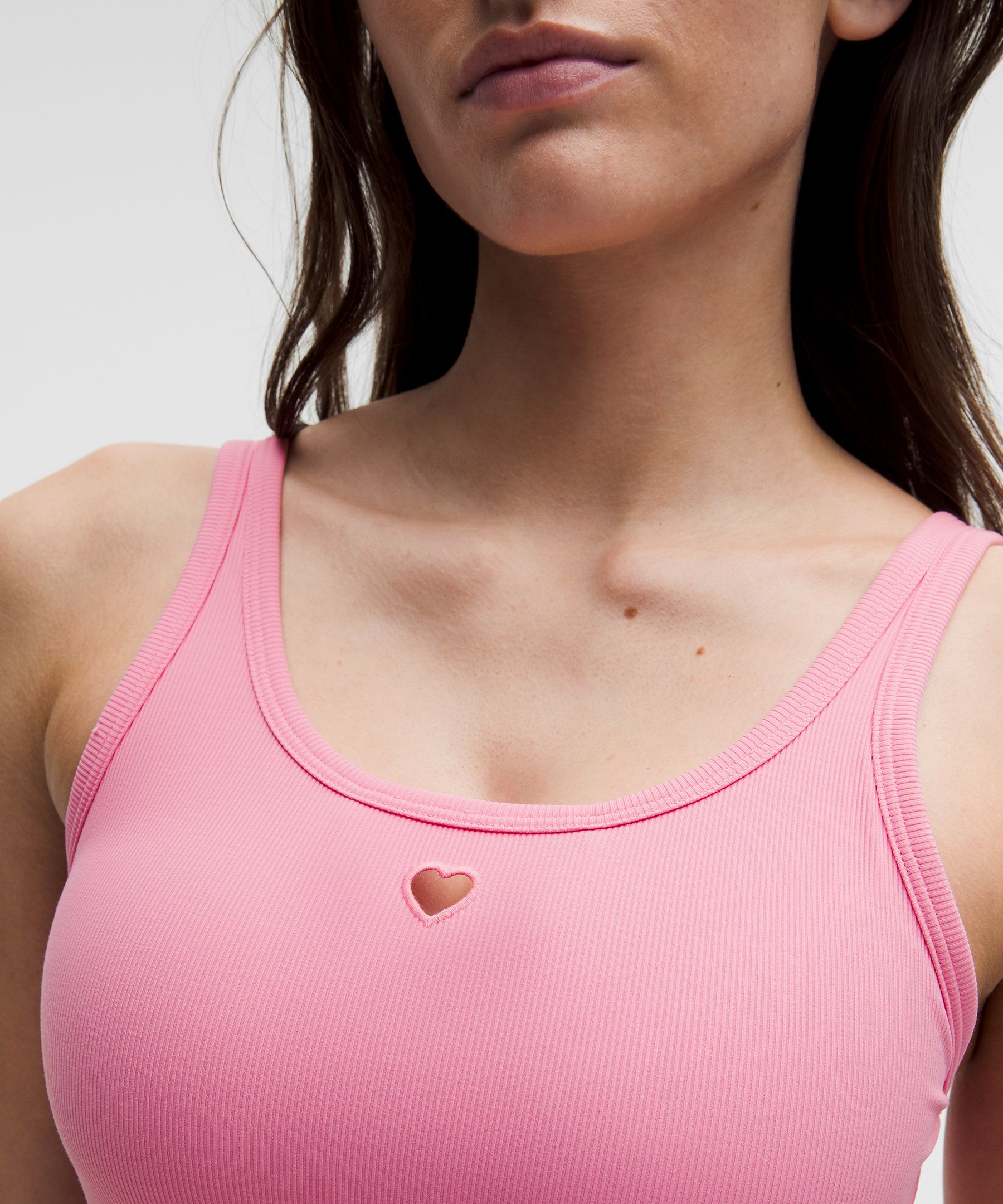 Nulu Ribbed Scoopneck Bra Light Support, B/C Cup *Heart