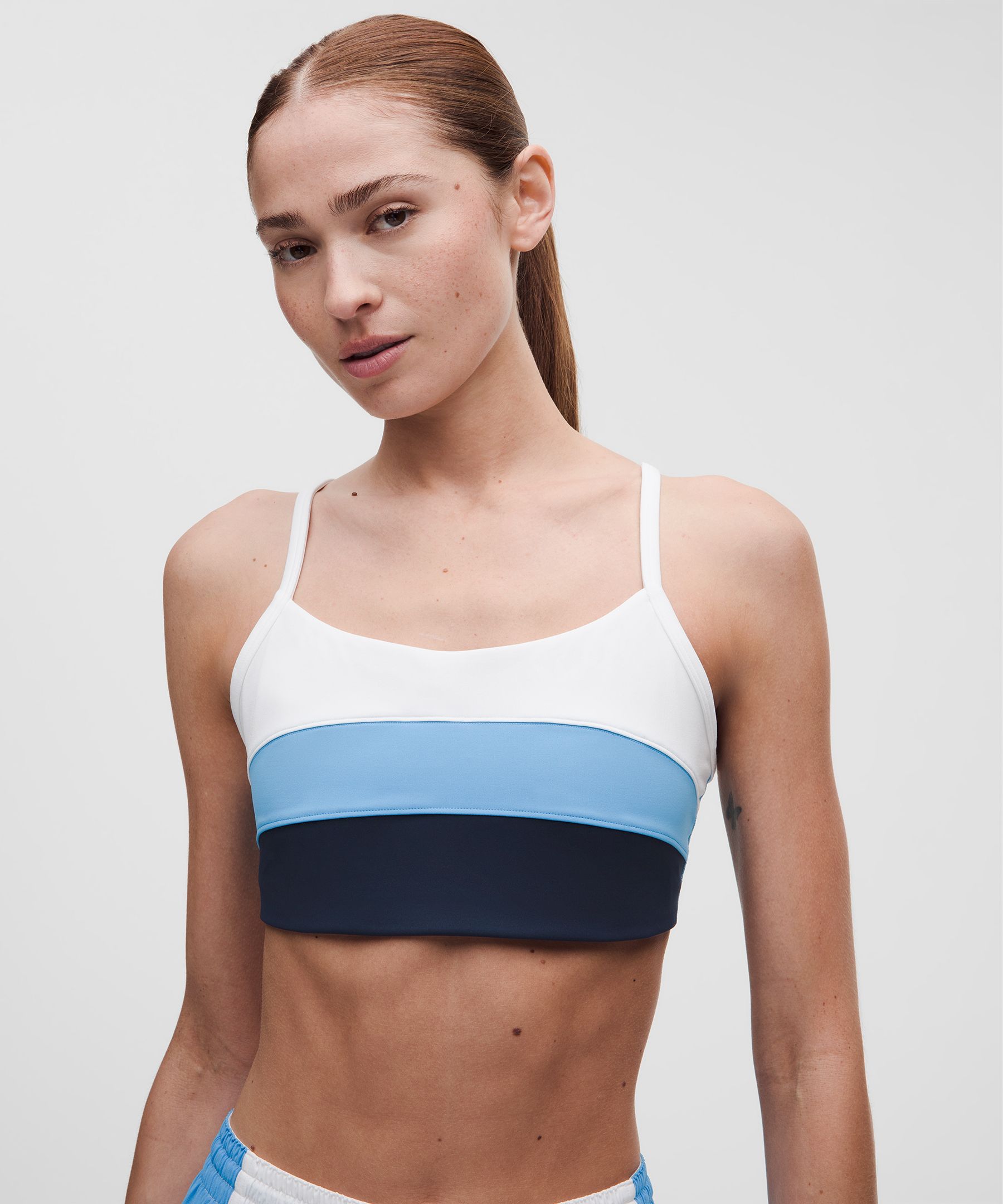 Scoop-Neck Racerback Tennis Bra