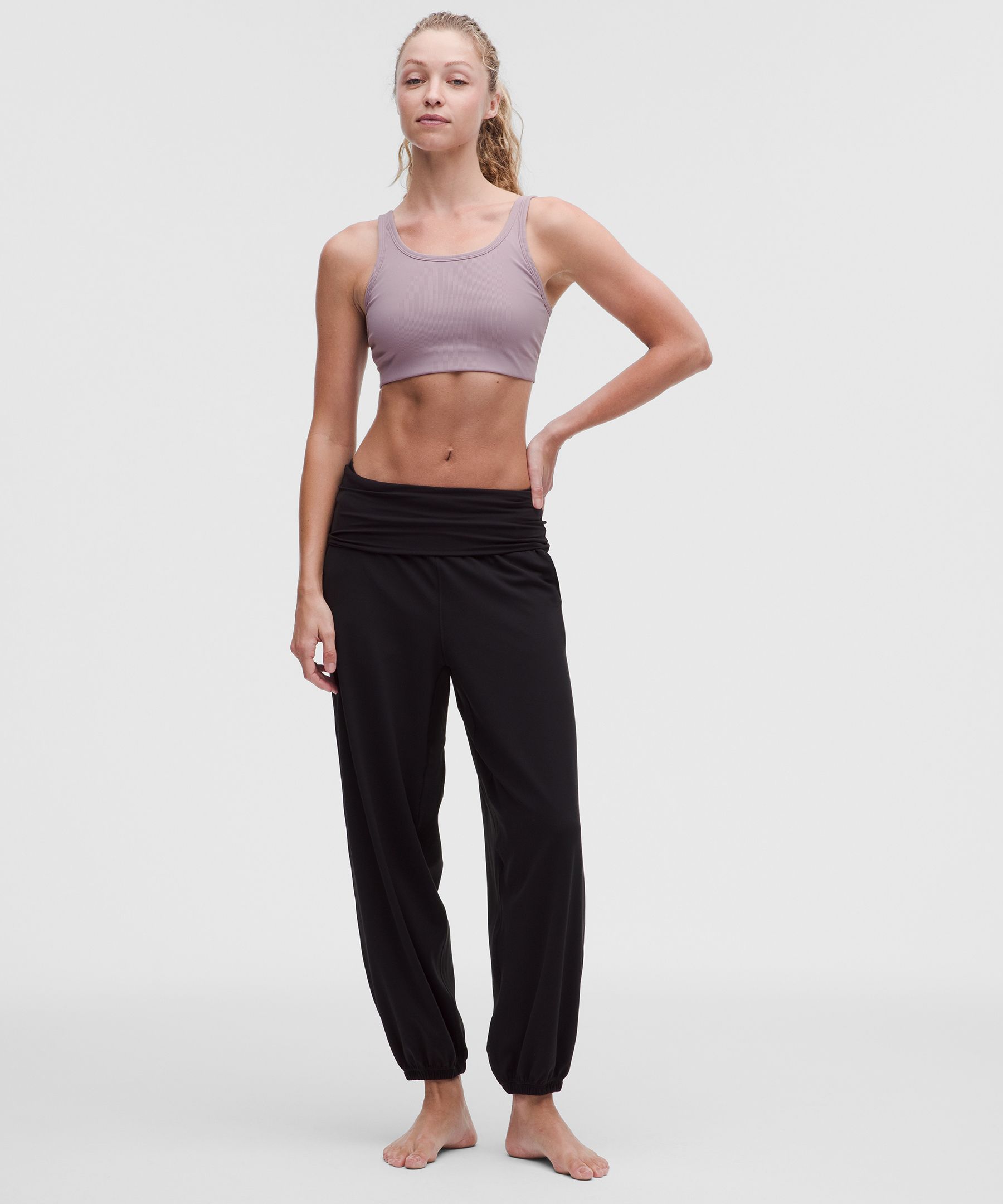 Nulu Ribbed Scoop-Neck Bra