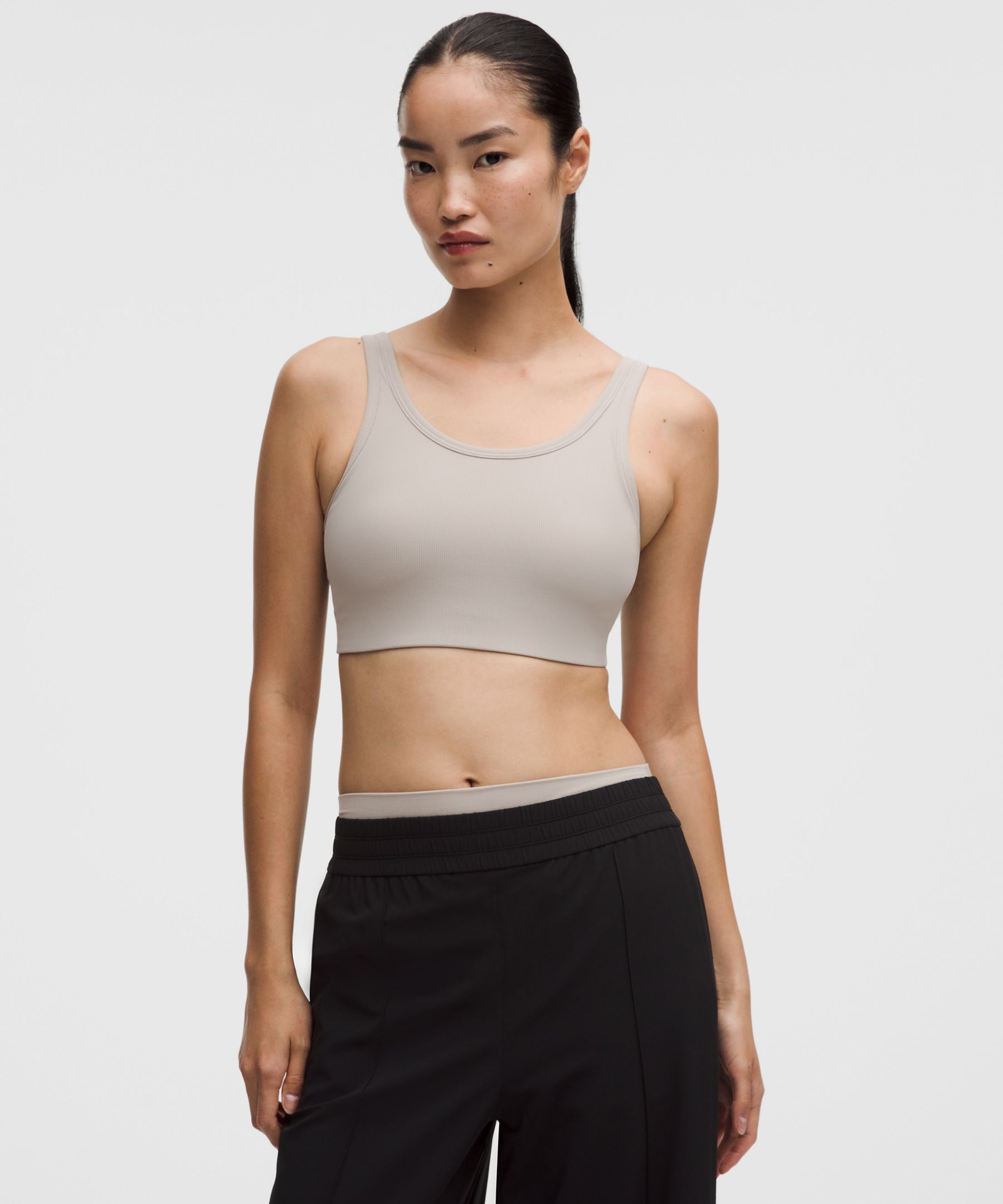 Nulu Ribbed Scoopneck Bra