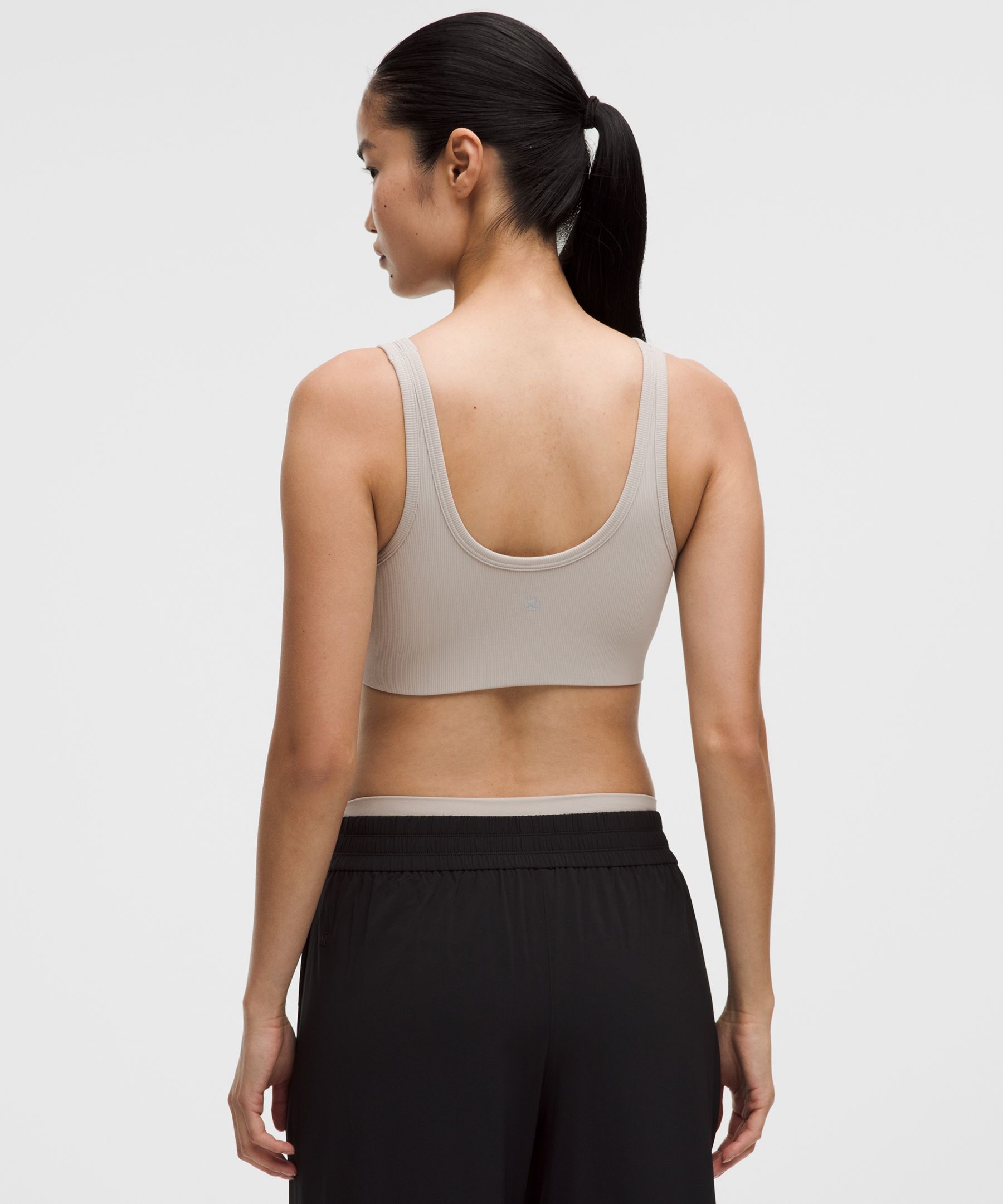 Nulu Ribbed Scoop-Neck Bra