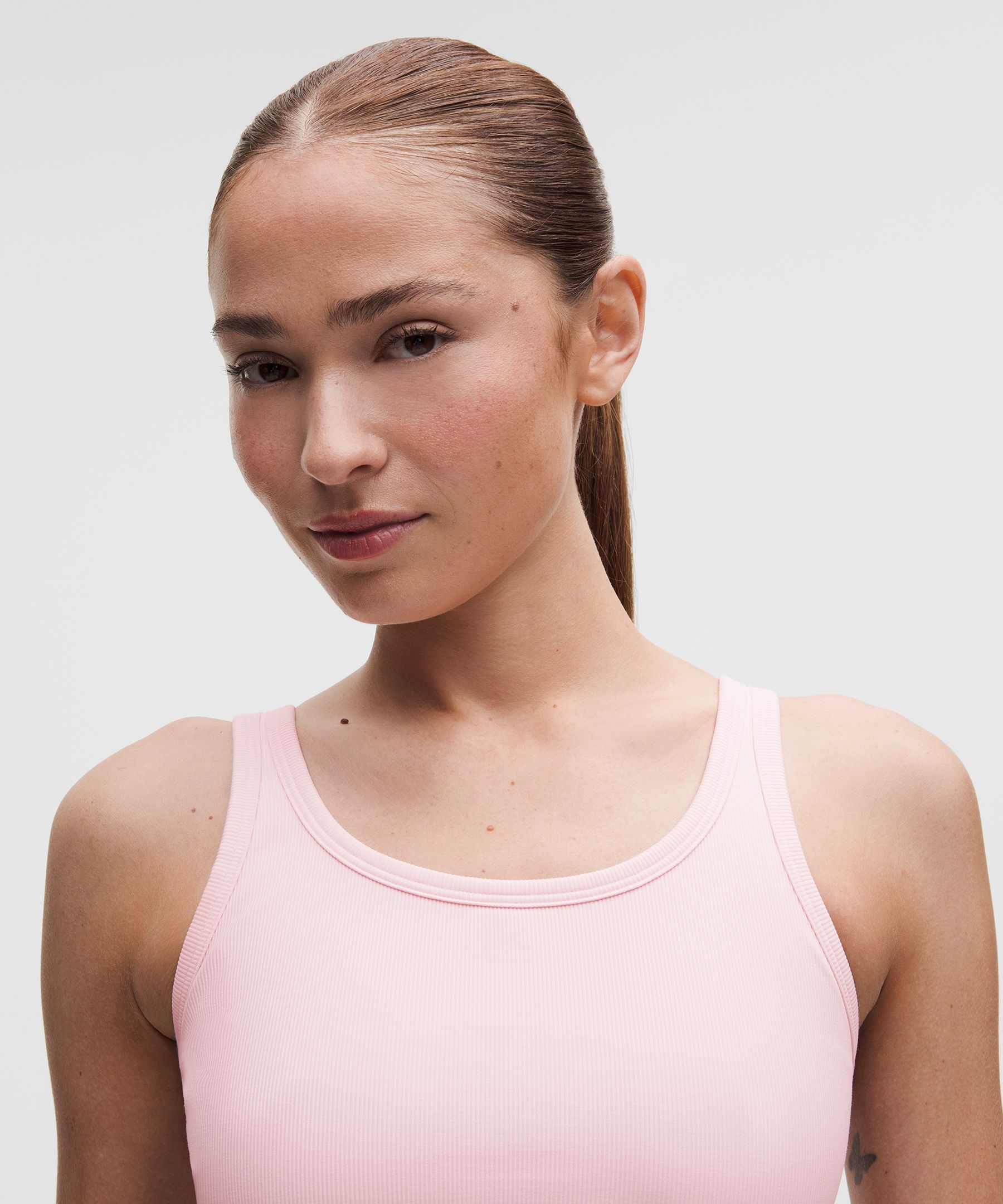 Nulu Ribbed Scoop-Neck Bra