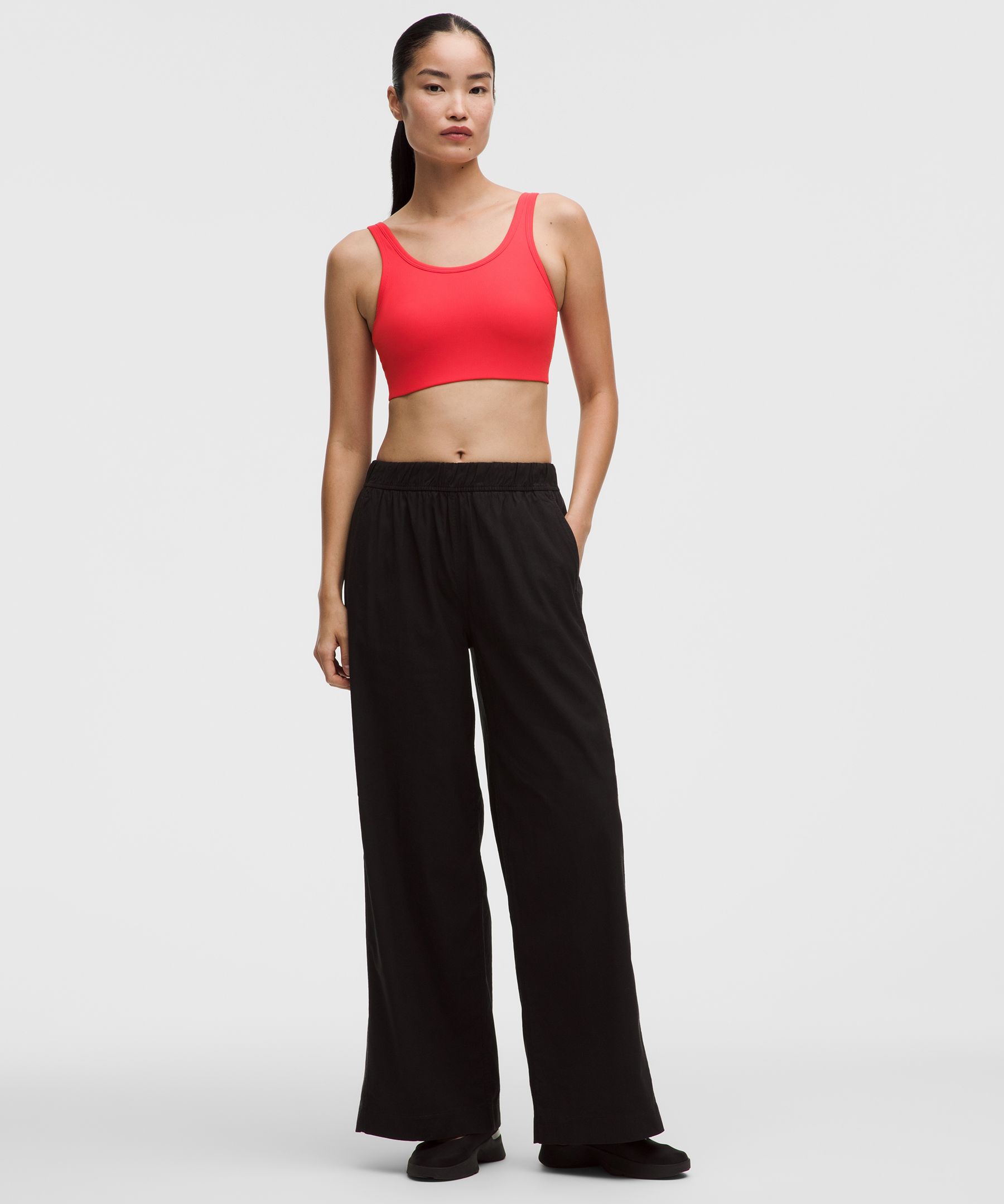 Nulu Ribbed Scoop-Neck Bra