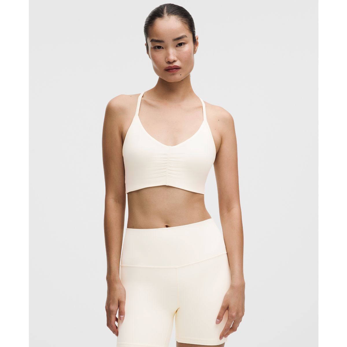 Flow Y Ruched Bra Light Support, B/C Cup