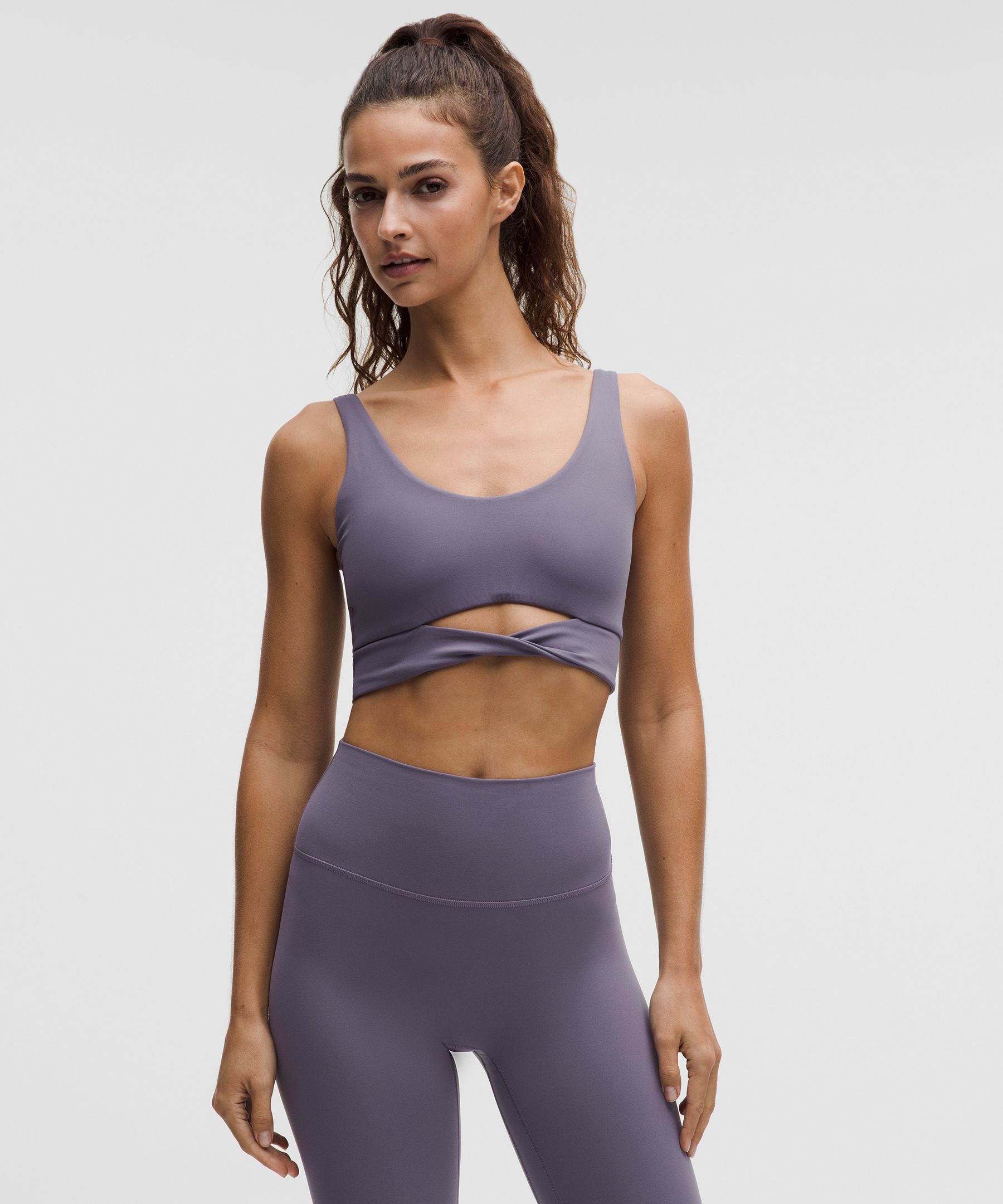 Nulu Twist-Front Scoop-Neck Bra 