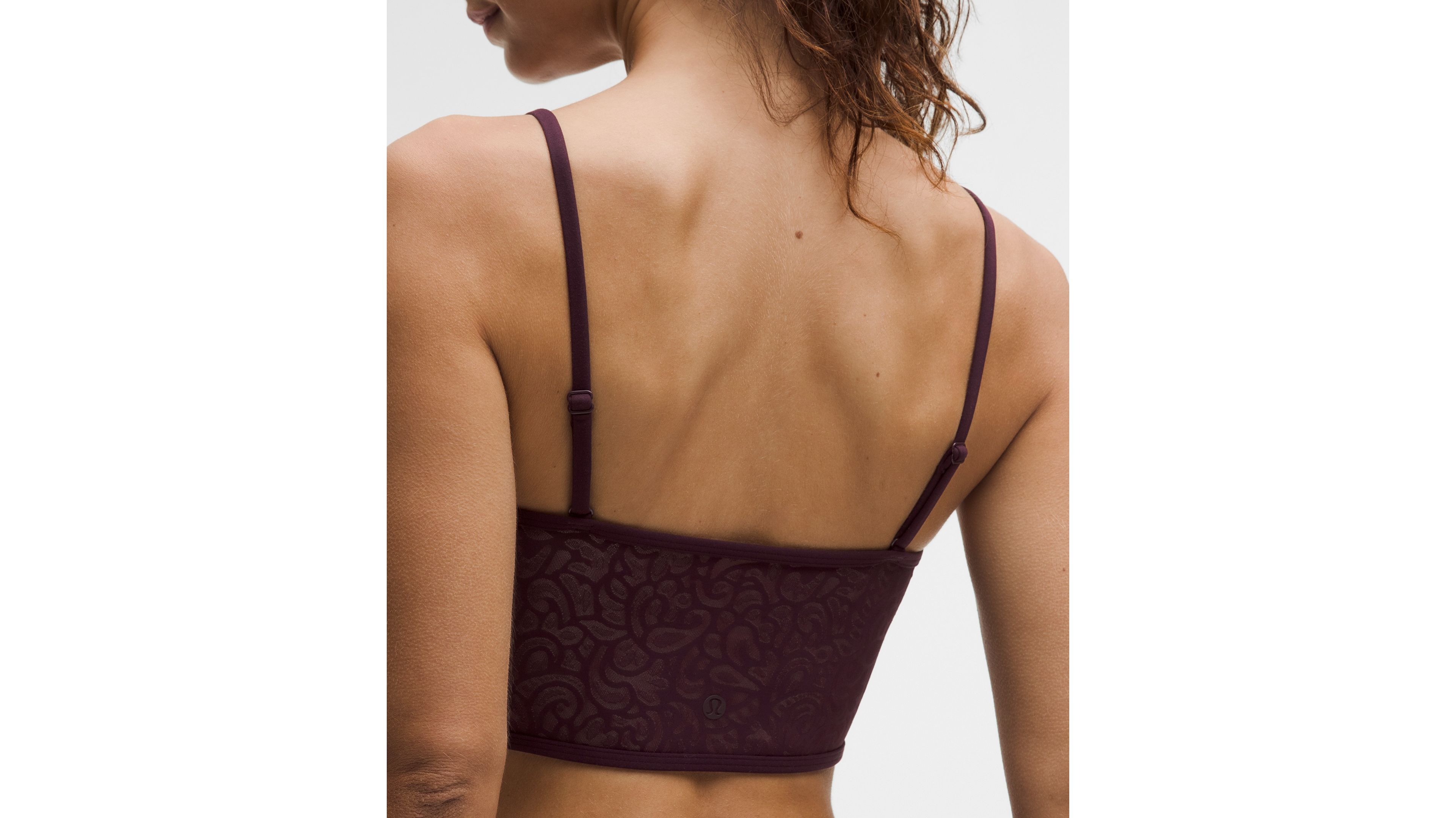 Nulu Paisley Lace-Back Yoga Bra *Light Support, B/C Cup