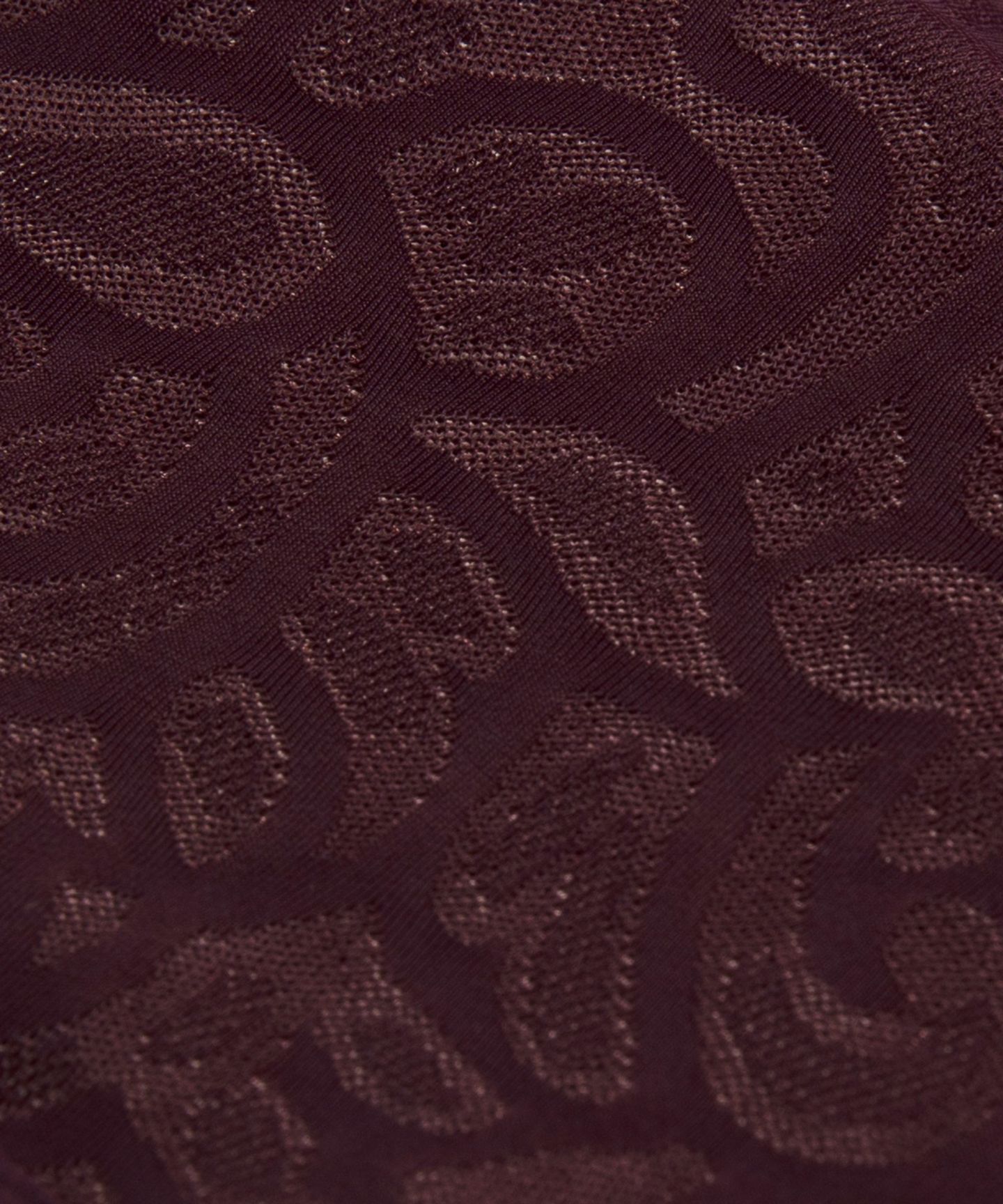Бра Nulu Paisley Yoga, лёгкая поддержка, кружево — Lululemon, цвет: Чёрный сливовый — фото 6