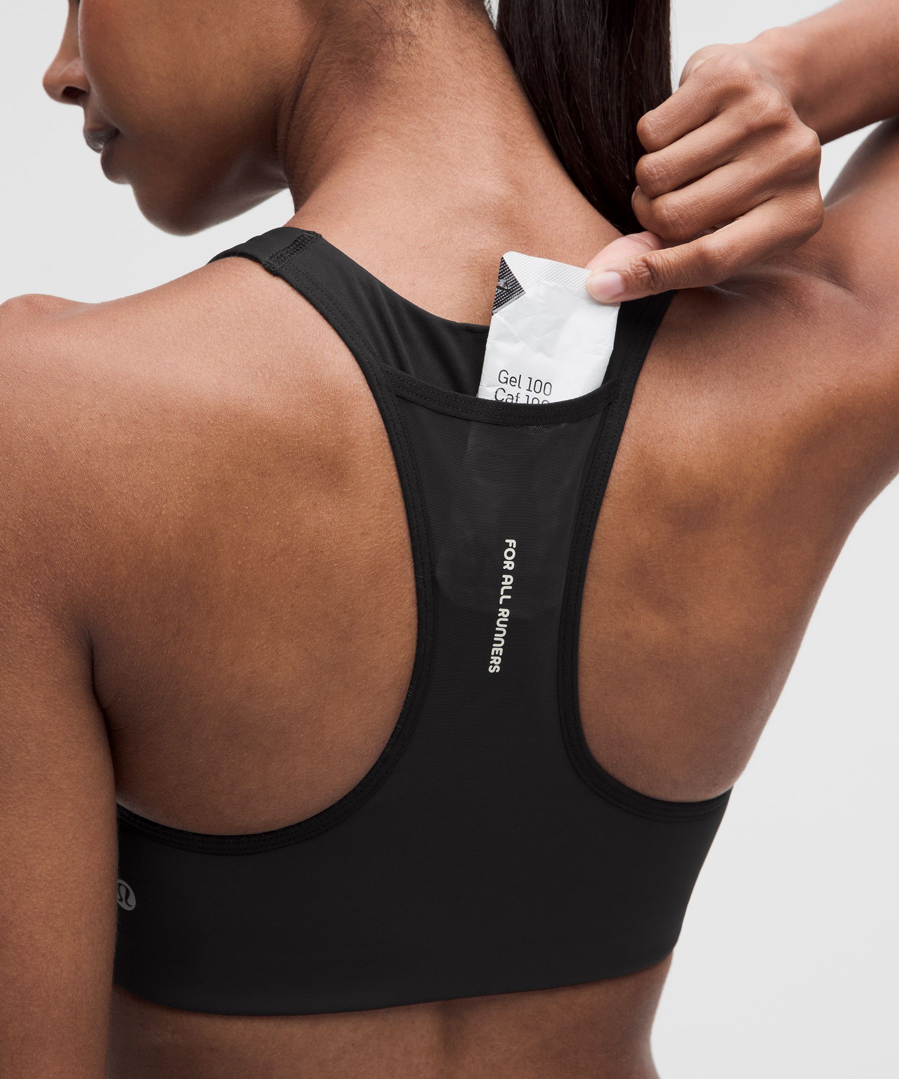Back Pocket Racerback Run Bra *Medium Support, B/C Cup