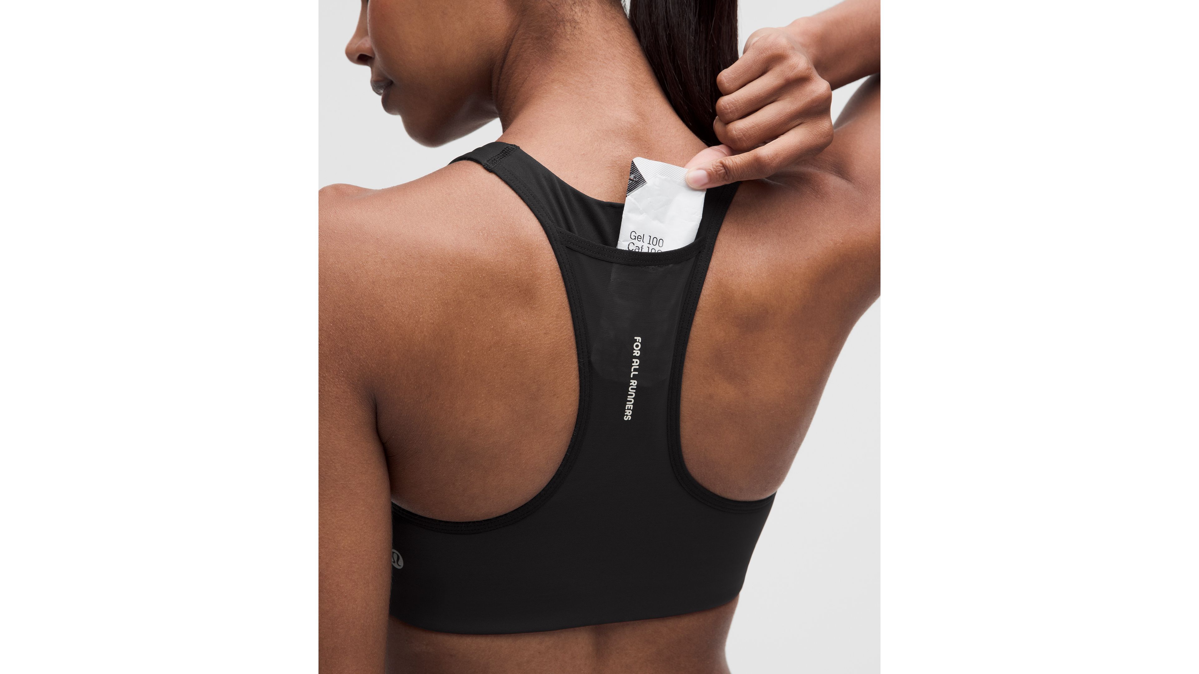 Back Pocket Racerback Run Bra *Medium Support, B/C Cup