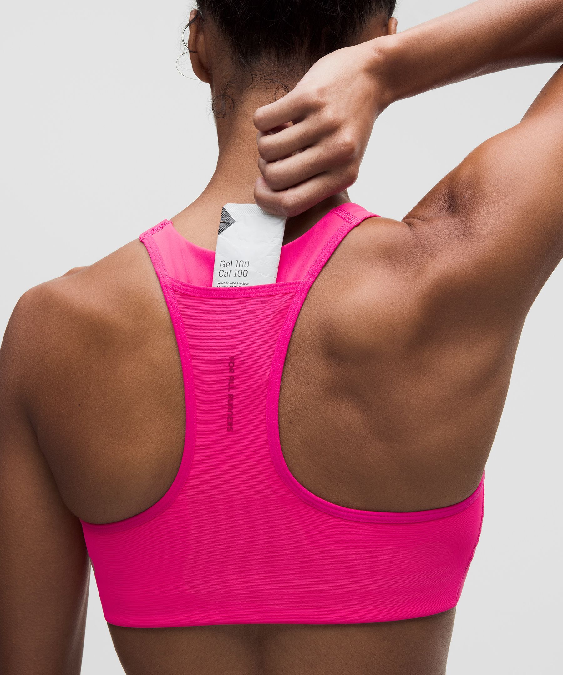 Back Pocket Racerback Run Bra *Medium Support, B/C Cup